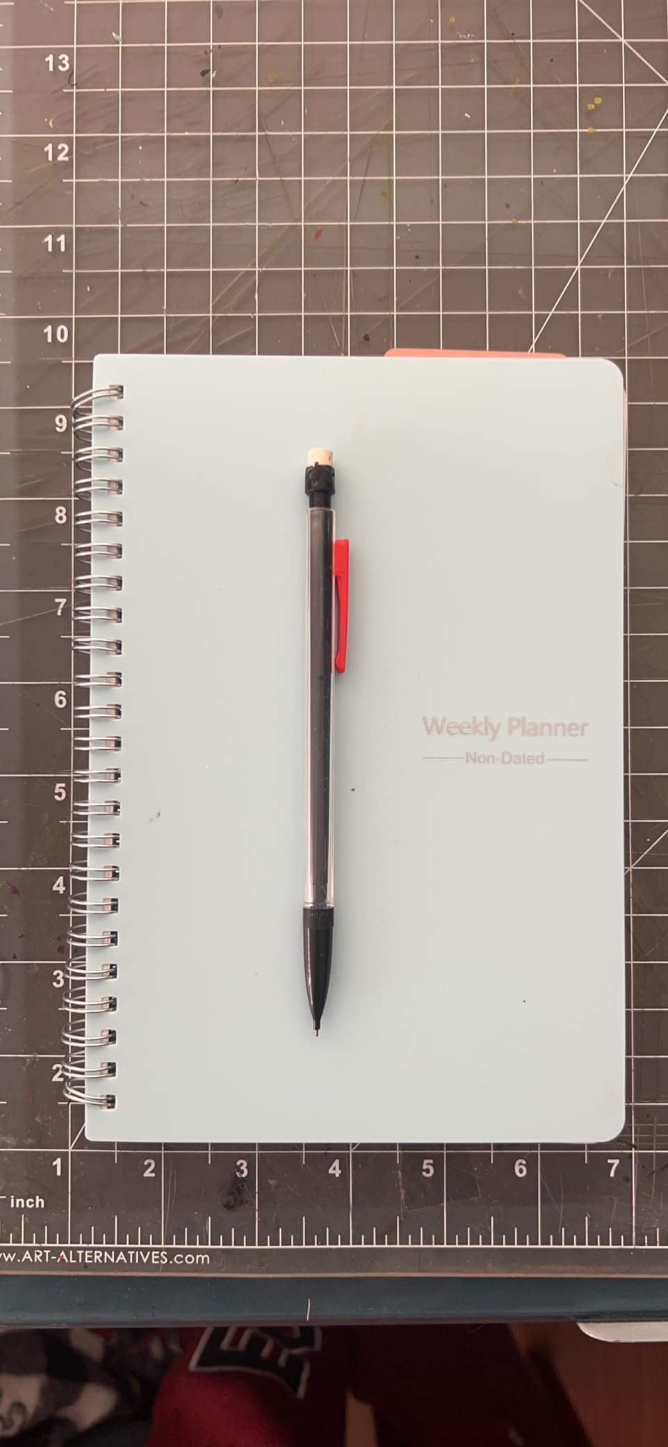 Undated Weekly Planner With Habit Tracker & To Do List 5.7 x 8.0 inch customer photo 1