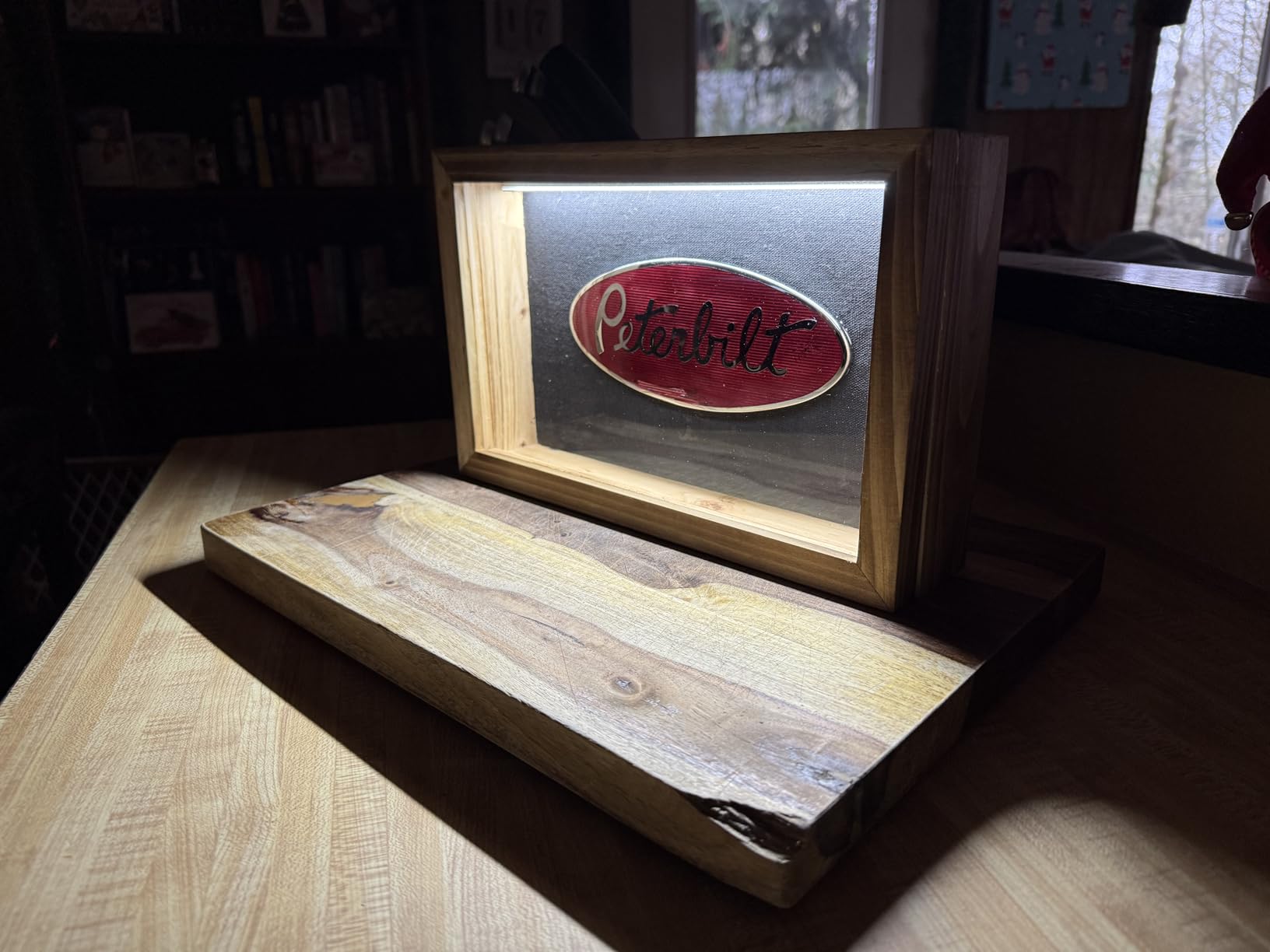 Freezing point Shadow Box Frame 5x12.5 Flower Shadow Box Pin Display Case Cabinet Picture Frame with Linen Back Memorabilia Awards Medals Badge Bouquet Wedding Memory Box for Keepsakes Long customer photo 2
