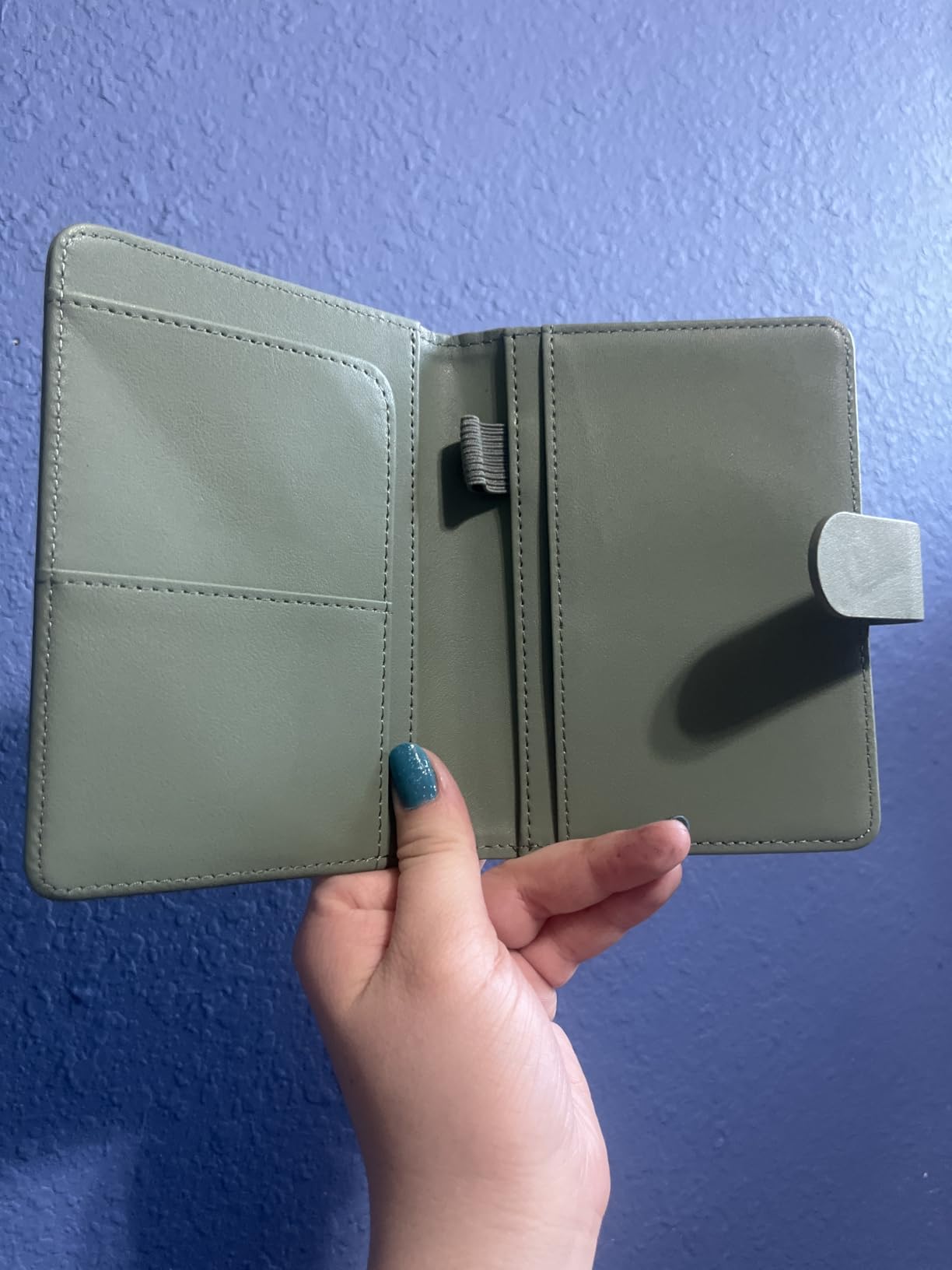 Melsbrinna Premium Leather Passport Holder Covers Case, Waterproof Rfid Blocking Travel Wallet Passport Holder with Pen Holder, Cute Passport Book for Women/Men customer photo 2