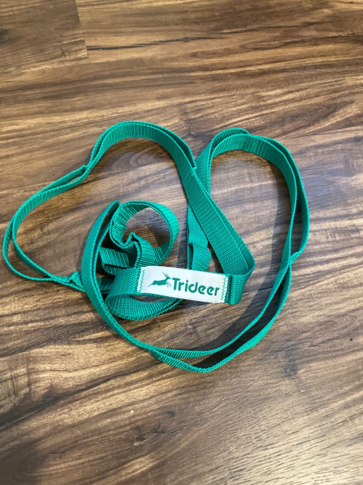Trideer Stretching Strap with Loops & Leg Lifter, Non-Elastic PT Strap customer photo 2