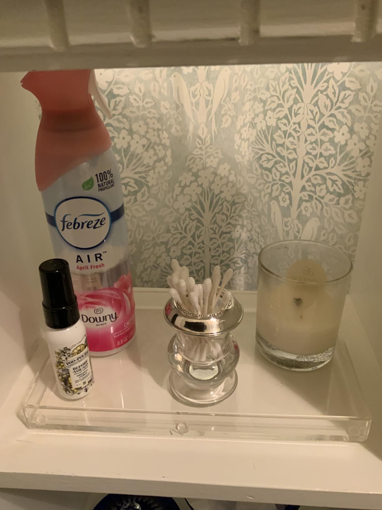 Acrylic Vanity Tray for Organizing, Clear Bathroom Trays for Counter, Desk, Dresser customer photo 2