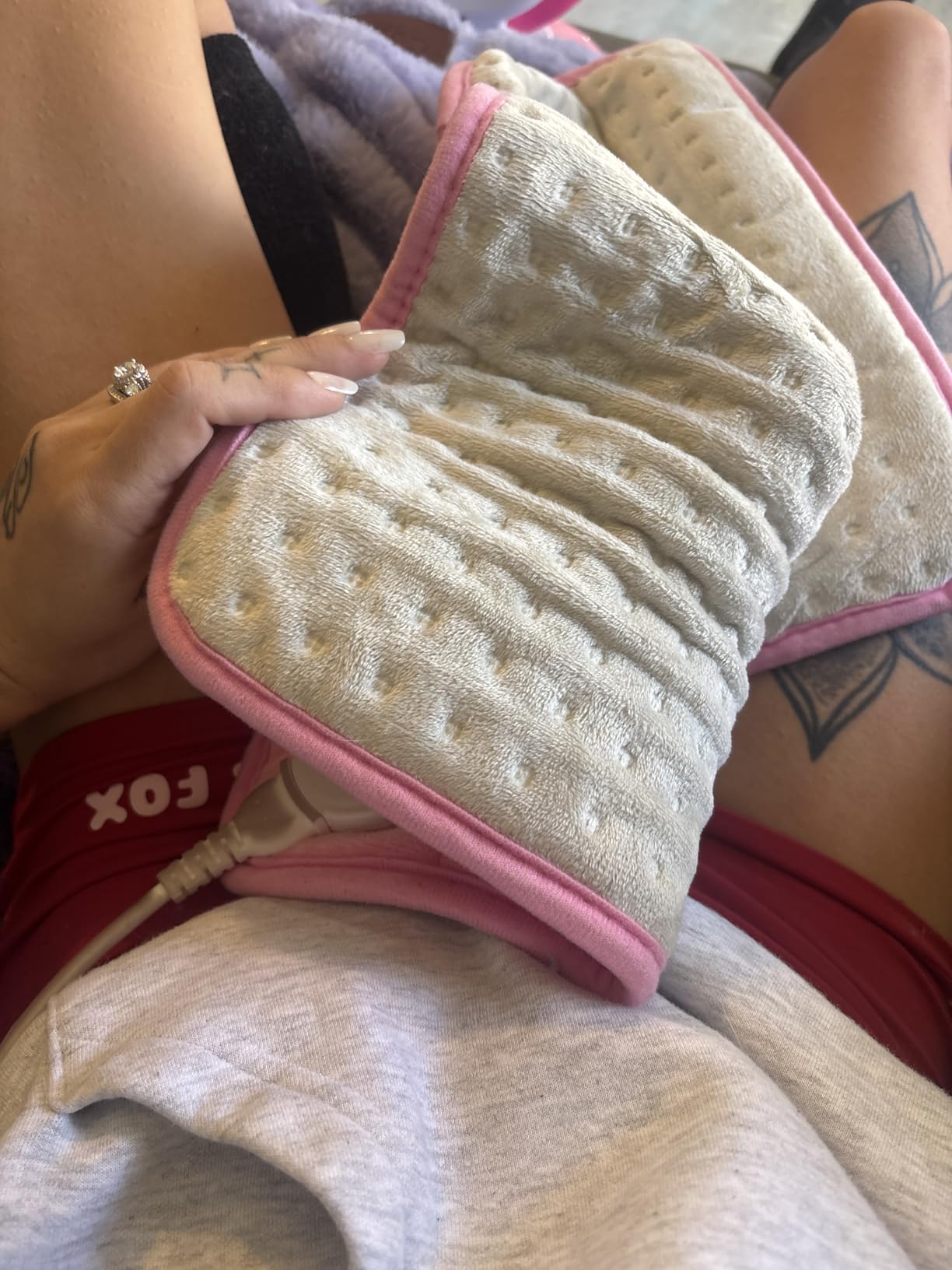 Comfytemp Weighted Heating Pad for Back & Period, FSA Eligible HSA, 12 x 24 customer photo 1