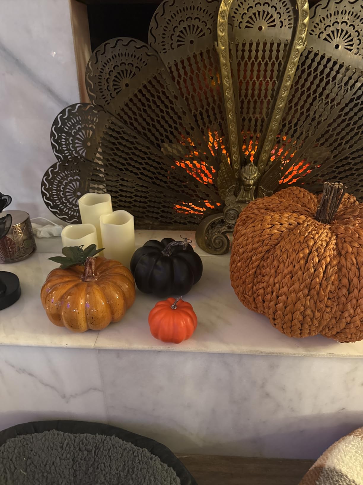 Artmag 8 Pcs Assorted Sizes Harvest Orange Artificial Pumpkins for Fall Halloween Thanksgiving Decorating Embellishing and Displaying customer photo 1