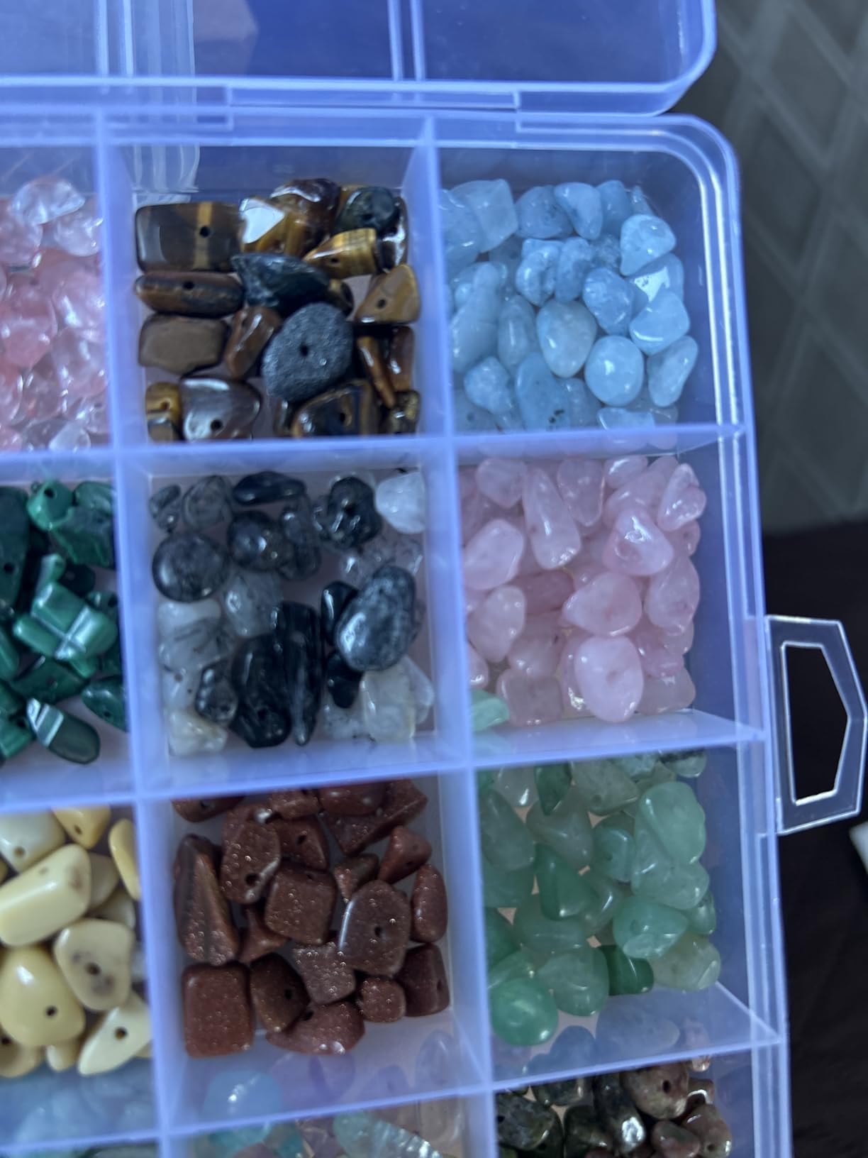 Xmada Jewelry Making Supplies Kit - 1587 PCS Beads, Crystal Beads, Jewelry Pliers, Beading Wire, Earring Hooks, Rings, Bracelets for Girls and Adults customer photo 2