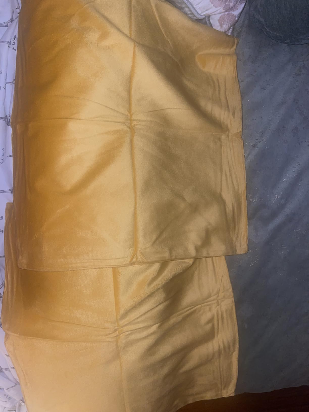 NiNi ALL Black Velvet Throw Pillow Covers 18x18 Pack of 2 Decorative Couch customer photo 2