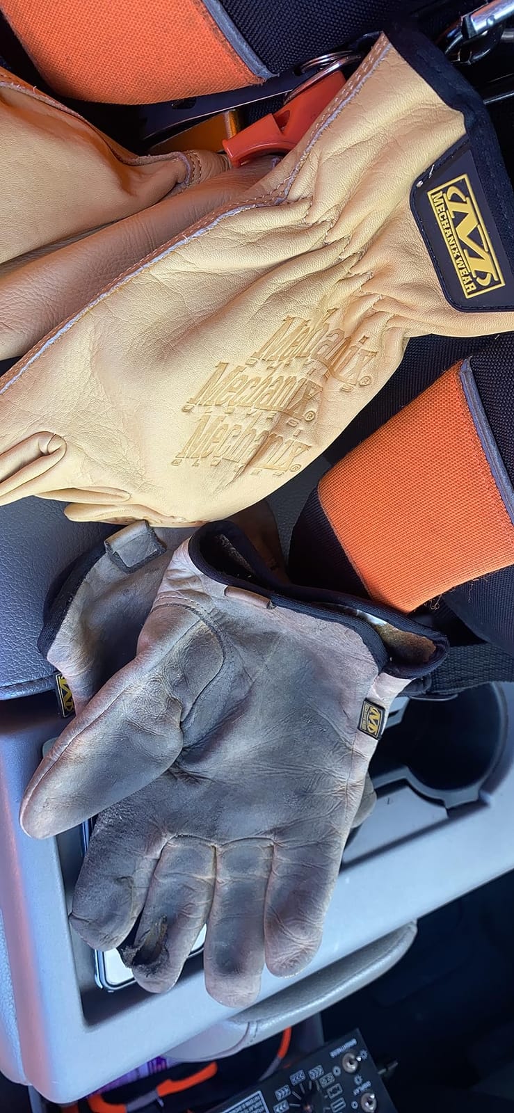 Mechanix Wear Leather Cow Driver Gloves, Tan, X-Large customer photo 1