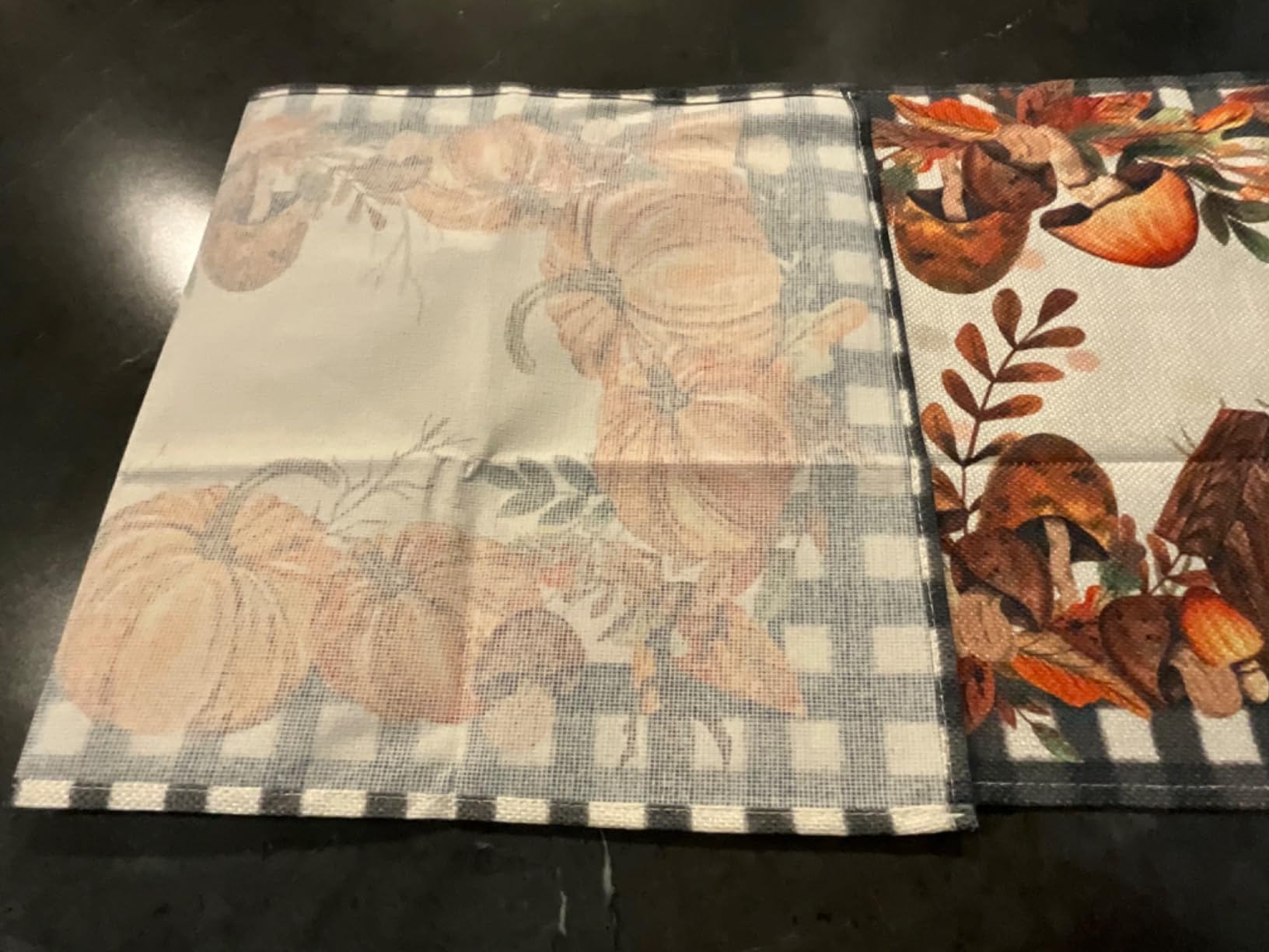 Artoid Mode 210 GSM Fall Table Runner Home Party Decor 13x72 Inch customer photo 1