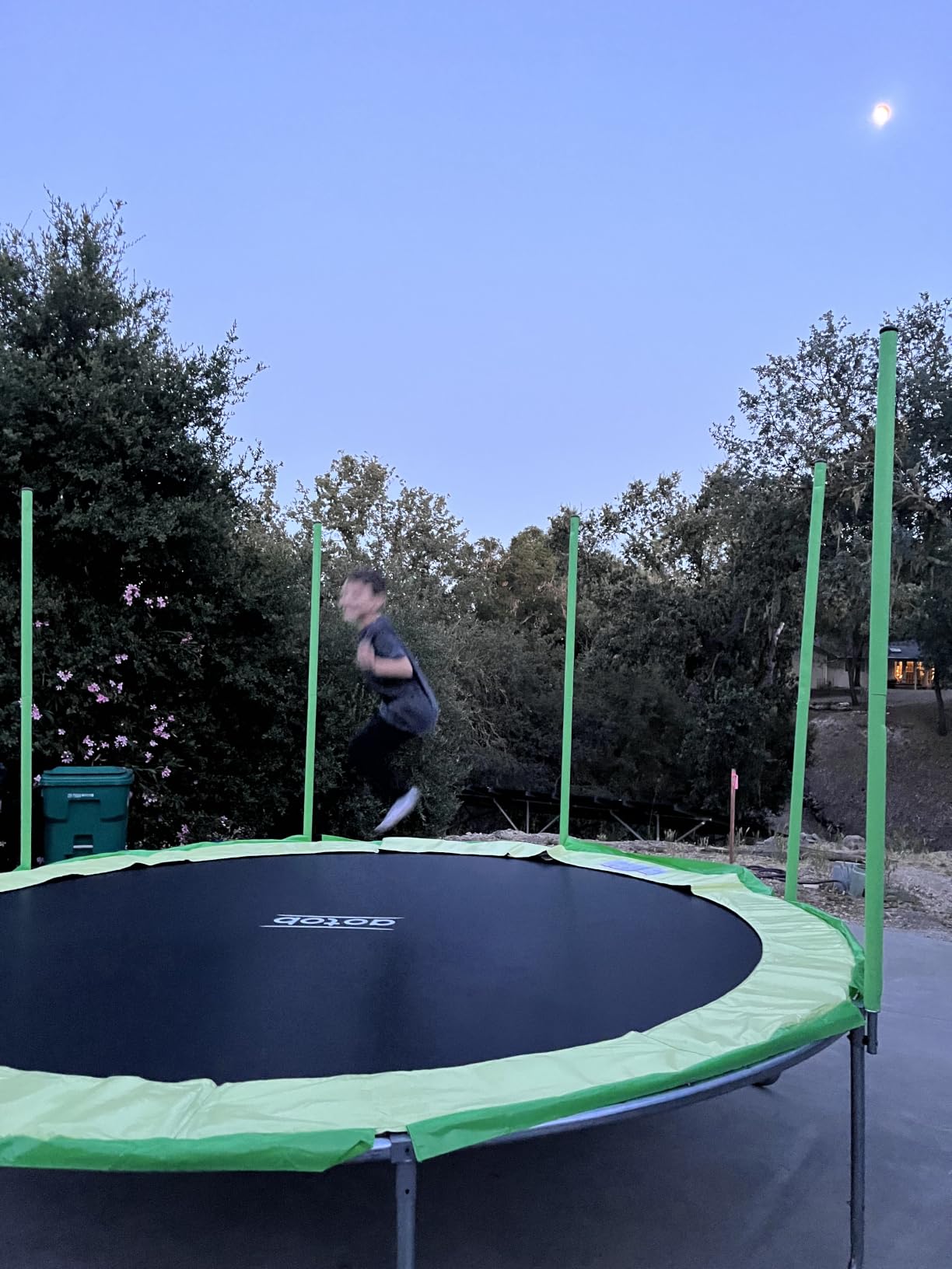 AOTOB Trampoline with Net for Kids Outdoor 8 10 12 14 15FT ASTM 400LBS | Combo Bounce Jump for Kids and Adults Backyard Gymnastics with Socks, Spring Pad, Waterproof Jump Mat, Enclosure & Ladder customer photo 1