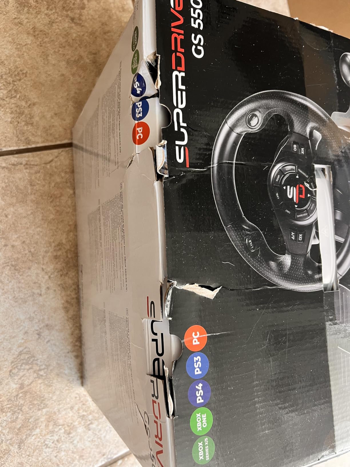SUBSONIC Racing GS550 Gaming Steering Wheel Switch 2, PS4, Xbox & PC customer photo 2