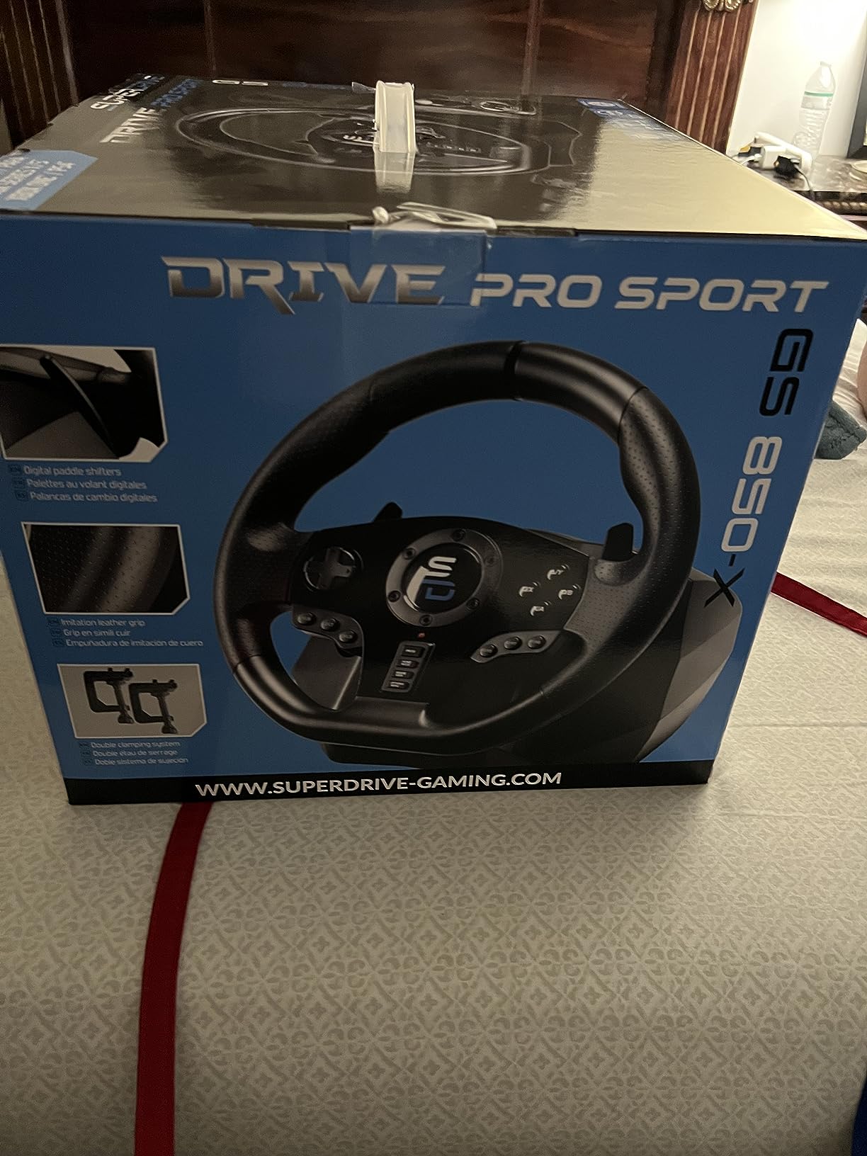 SUBSONIC Racing GS850-X Gaming Steering Wheel PS4 & Xbox Series X/S – 270° customer photo 1