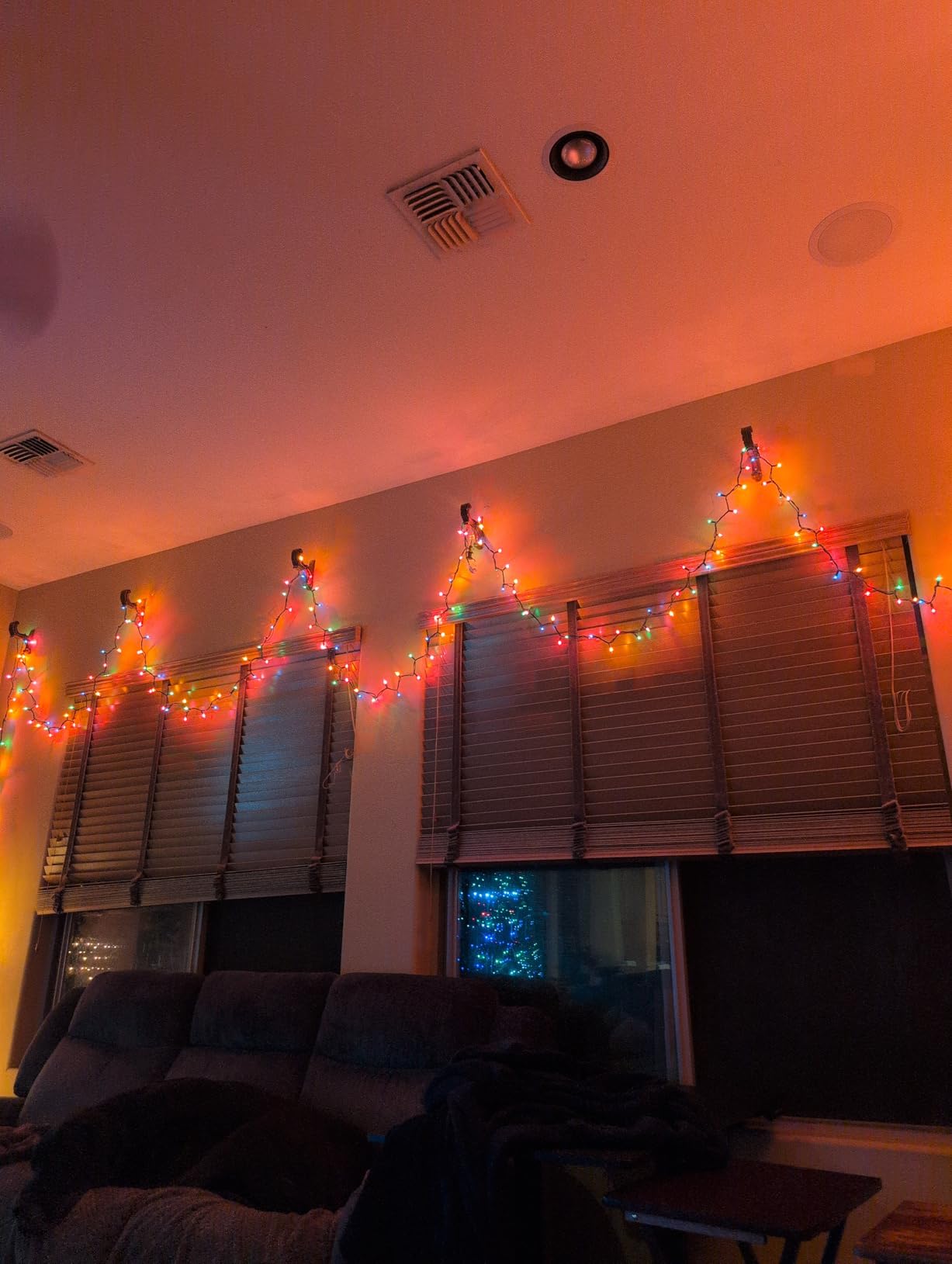 Christmas Lights, 150 Count 29 FT Christmas Mini String Lights, Green Wire Fairy Light, 120V UL Certified Connectable Xmas Tree Light for Patio, Holiday, Party, Outdoor Indoor Decoration, Warm White customer photo 1