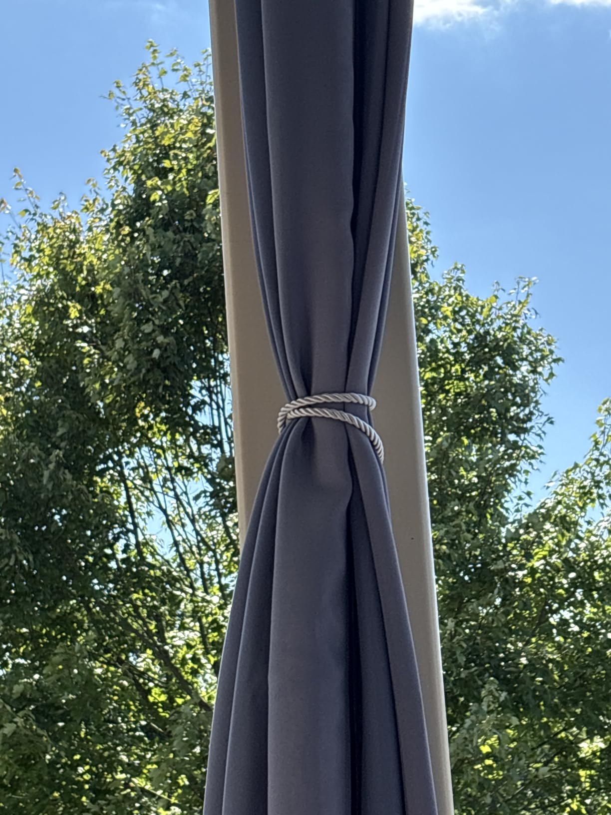 2 Pack Grey Strong Magnetic Curtain Tiebacks Outdoor Elegant Decorative Tie Backs Modern Rope Tiebacks for Drapes Window Curtain Holdbacks for Draperies customer photo 2