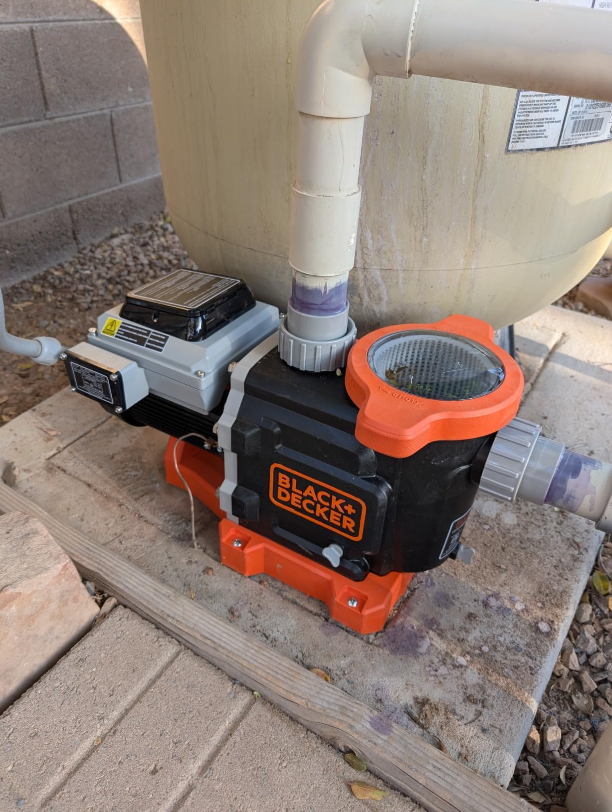 BLACK+DECKER 1.5 HP Variable Speed In Ground Pool Pump - WiFi Enabled, Energy Star Certified, Dual Voltage (115V/230V) customer photo 2