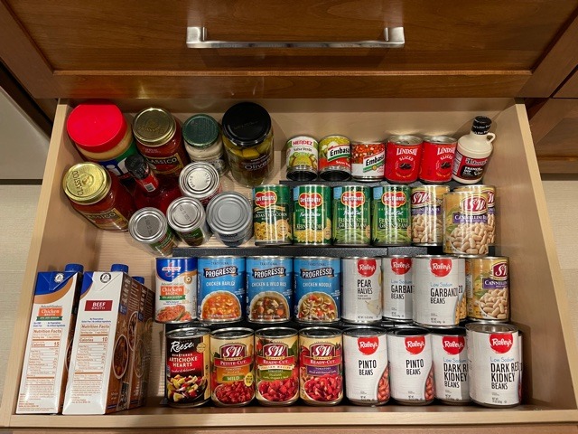 Spice Drawer Organizer, Spice Rack Tray for Kitchen Cabinet, Expandable Seasoning Storage Rack Insert for Drawer/Countertop,9 Pieces Set, ABS (Jars Not Included) customer photo 2