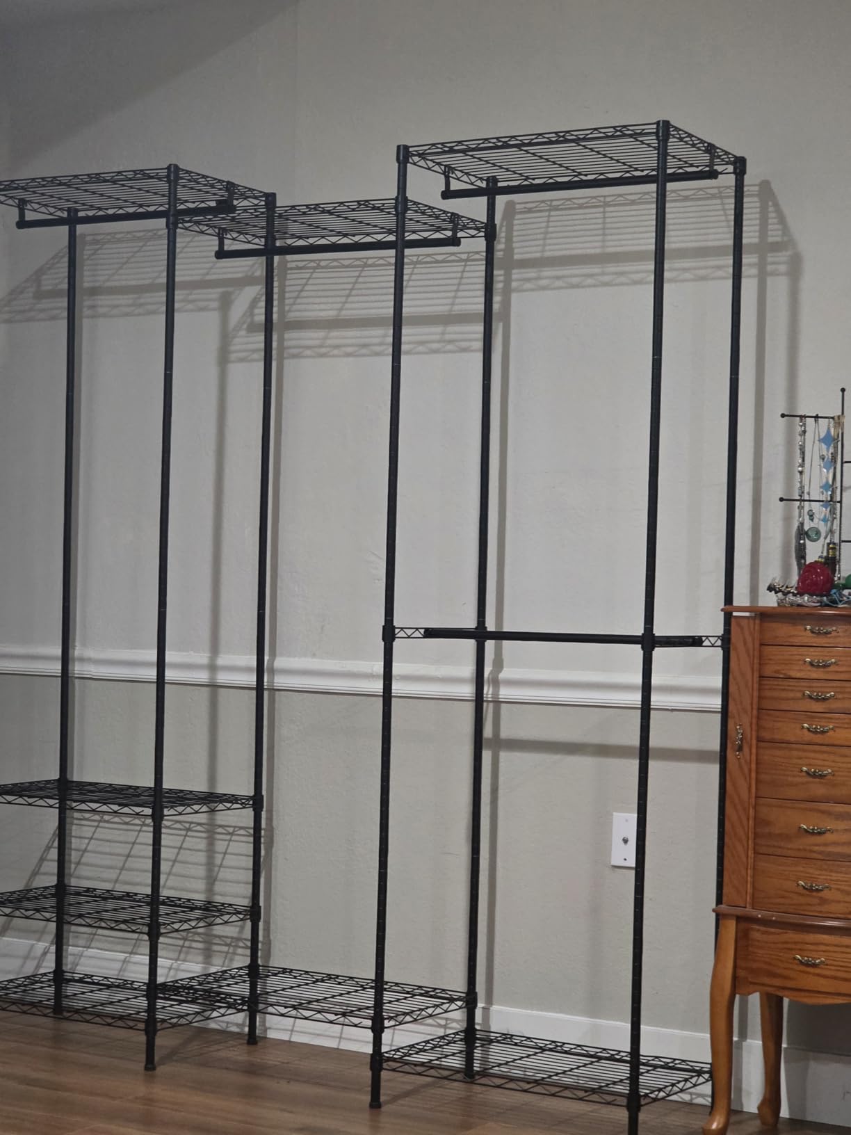 VIPEK V5 Heavy Duty Clothes Rack, Freestanding Modular Closet System, Black customer photo 1