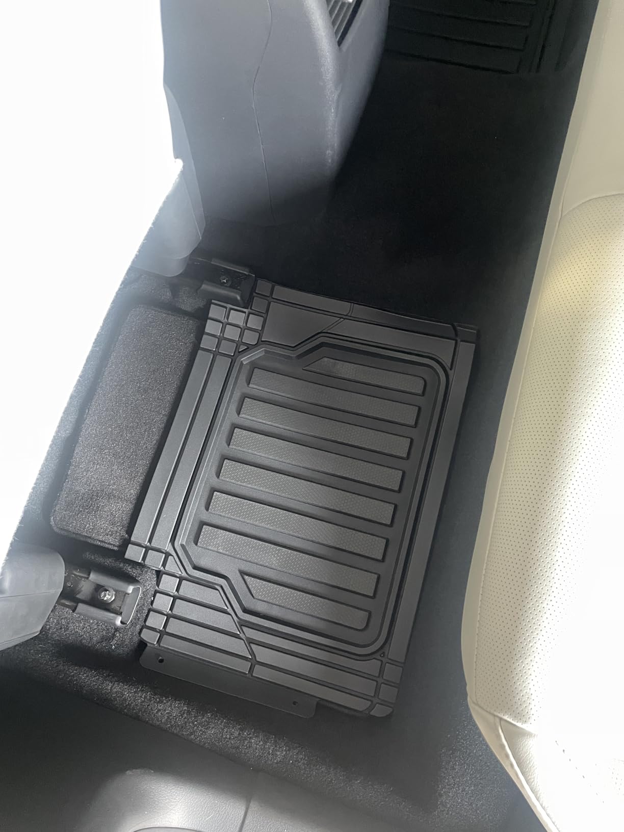 CAT Car Mats Full Set - Automotive Floor Mats & Cargo Liners & SUV Floor Mats - Car Floor Mats All Weather Trim-to-Fit Rubber Universal Car Mats & Trunk Cargo Liners Black Floor Mats for Mini-Van customer photo 2