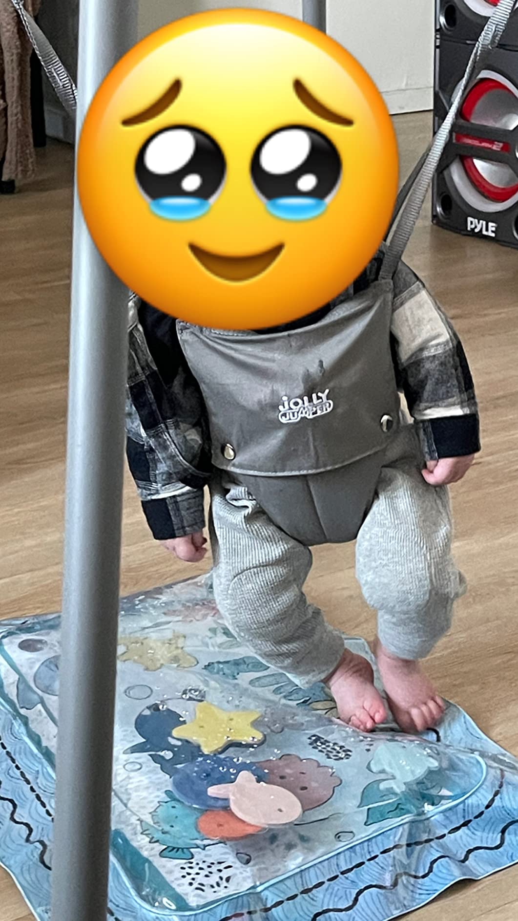 Jolly Jumper Elite Baby Exerciser - Grey Safari customer photo 1