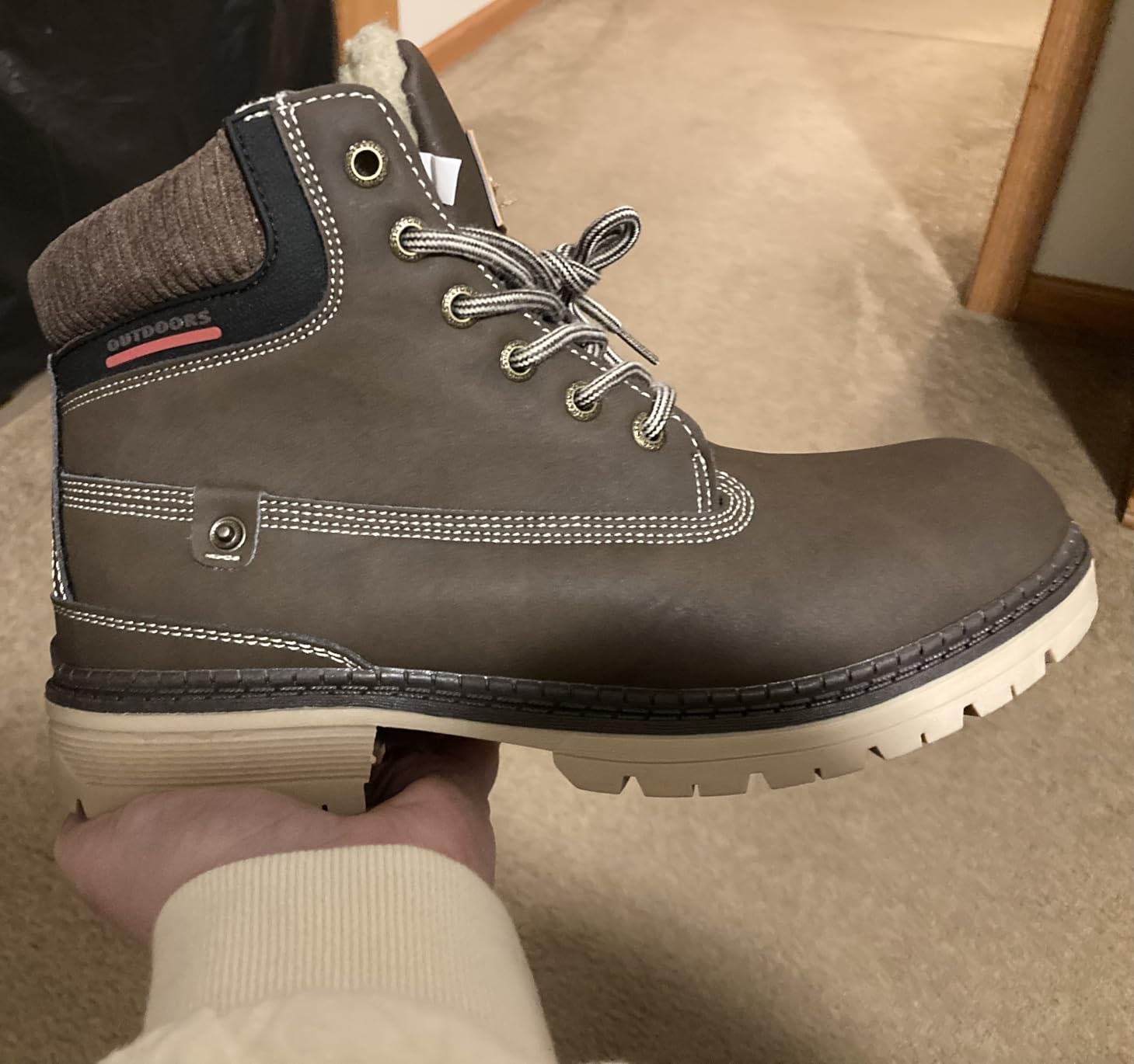 Eagsouni Mens Womens Winter Snow Boots customer photo 2