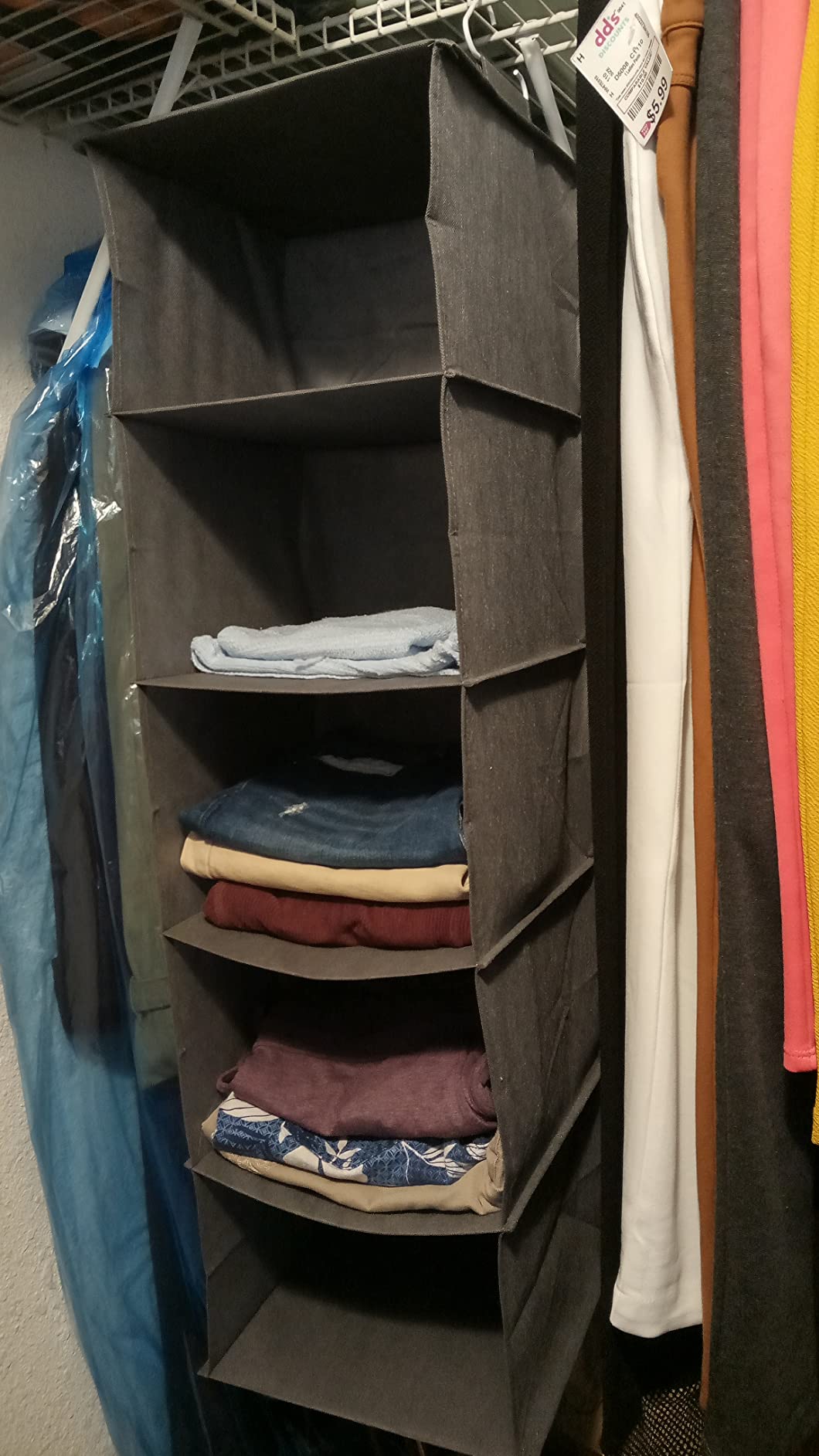 Lifewit Hanging Closet Organizer and Storage for Clothes 5 Tier customer photo 1