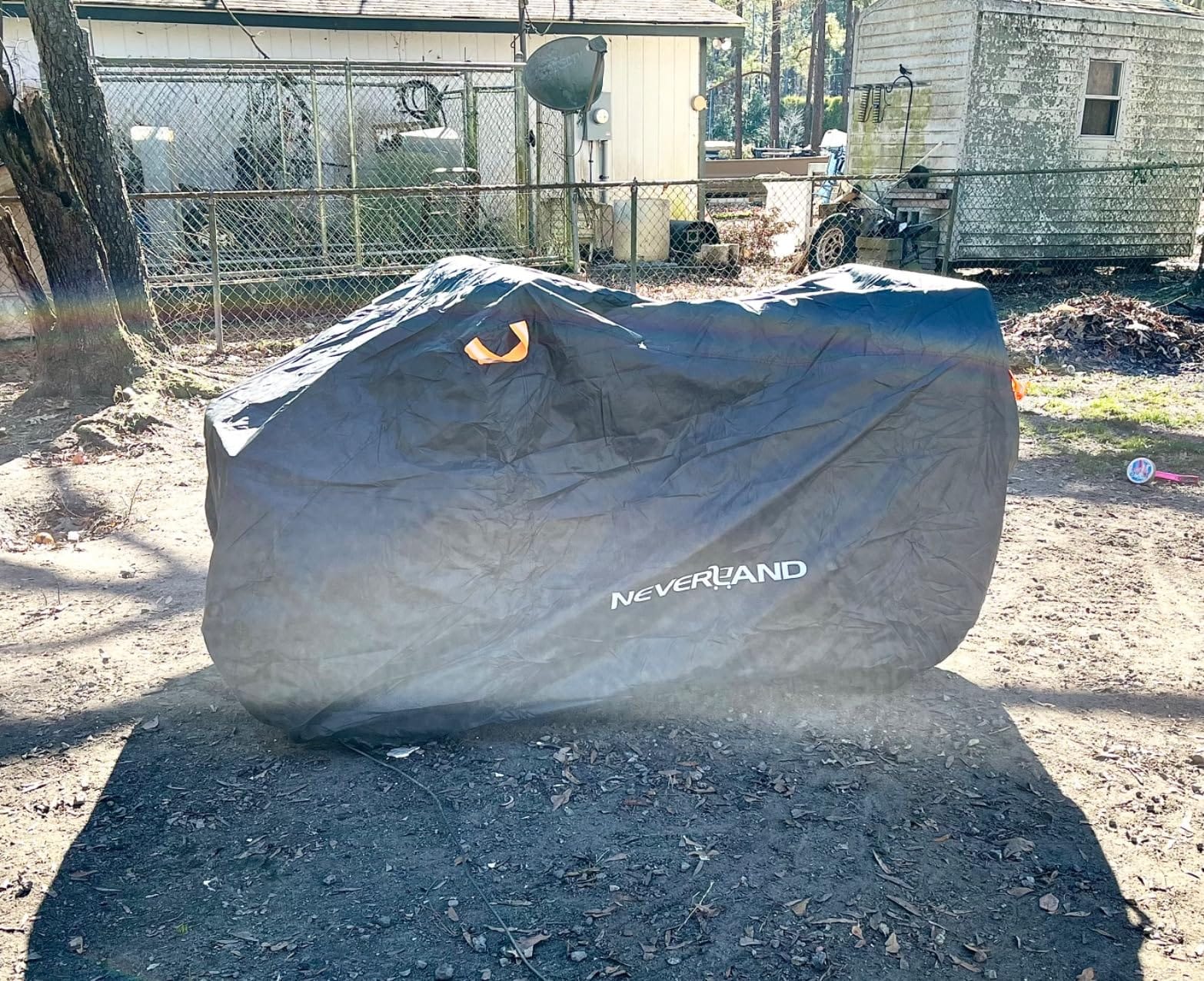 NEVERLAND ATV Cover Waterproof Heavy Duty 4 Wheeler Cover for Honda XL | ATV Covers Waterproof Outdoor Heavy Duty Quad Cover fits Polaris Yamaha Suzuki Honda Black customer photo 2