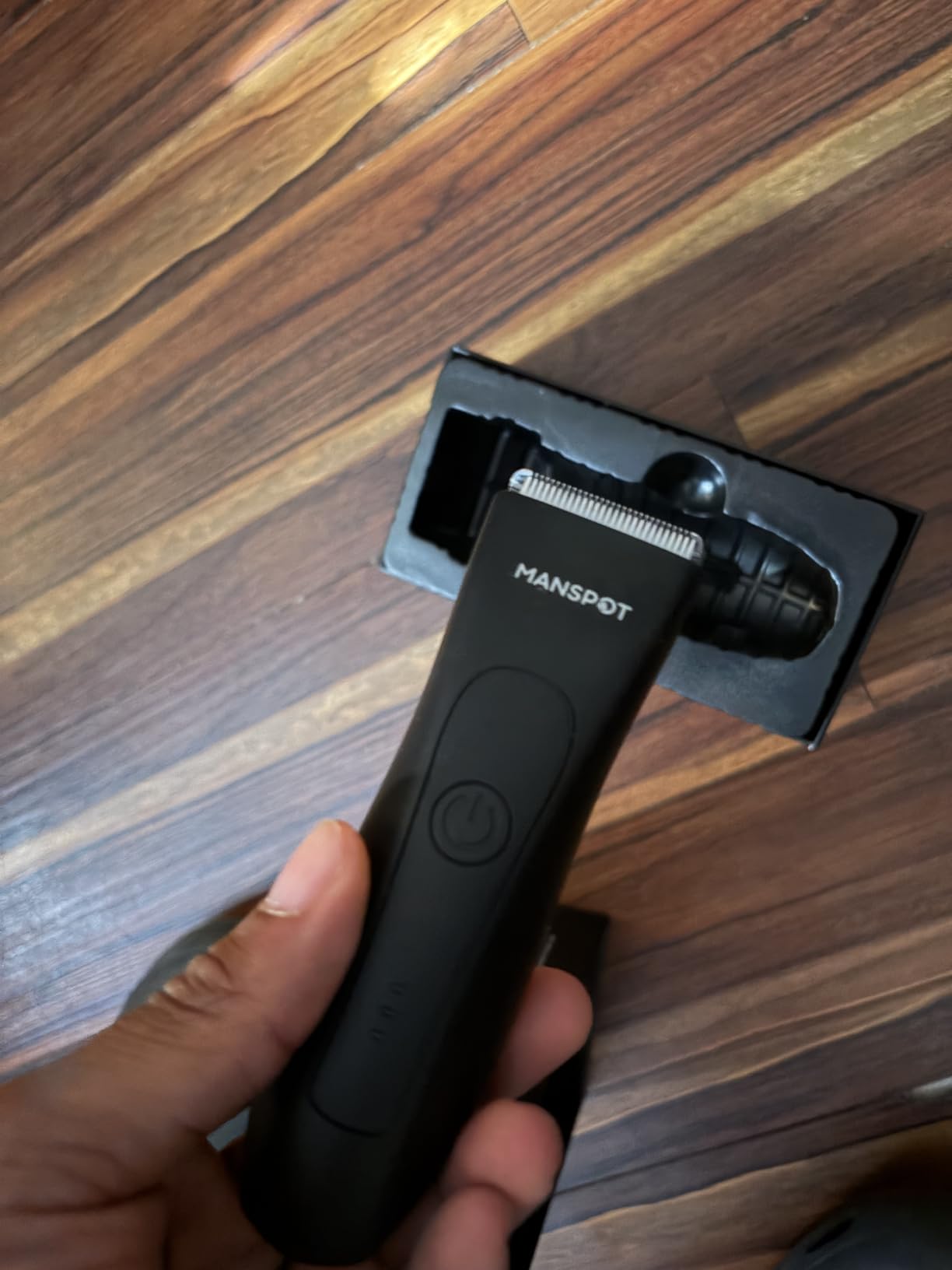 MANSPOT Manscape Groin & Body Hair Trimmer for Men, Electric Pubic Shaver | Replaceable Ceramic Blade, Ball Razors for Men, Manscape Kit with 4 Guards, IPX7 Waterproof, Wet/Dry Use, 90-Minute Shaving customer photo 2