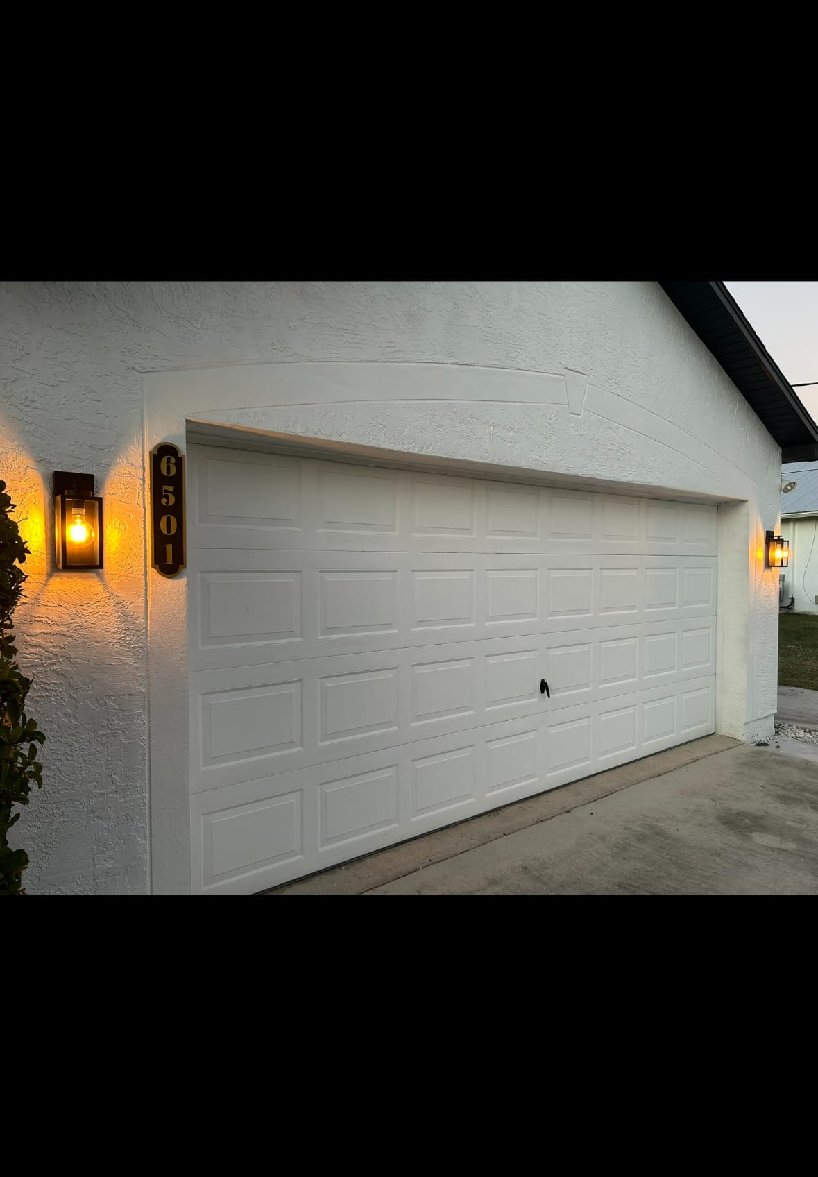 BesLowe Outdoor Wall Light Fixtures, Modern Black Exterior Wall Lanterns | Waterproof Metal Construction, Rust-resistant, Quick & Easy Installation, Clear Glass Shades & Standard E26 Socket customer photo 1