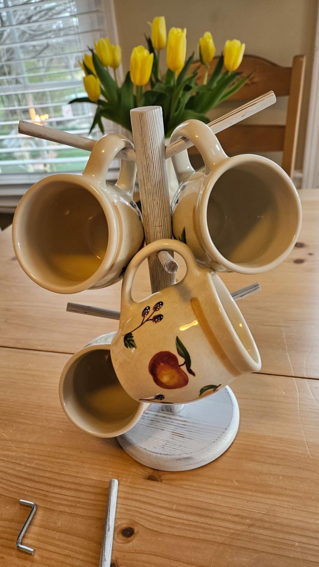 Dorhors Mug Holder Tree,Coffee Cup Holder,Mug Rack Stand Hook,Bar Organizer customer photo 2