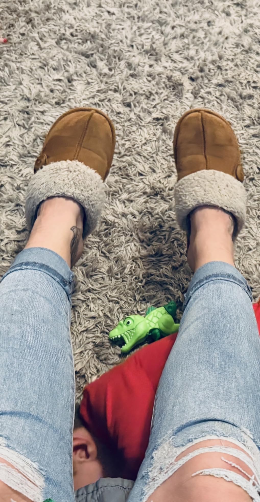 Fuzzy Memory Foam Slippers for Women Indoor Outdoor House Shoes | Fluffy Plush Lining, Non-slip Hard Sole, Faux Suede, Cozy and Warm, Cushioned, Slip On, Winter, Style, Machine Washable customer photo 1