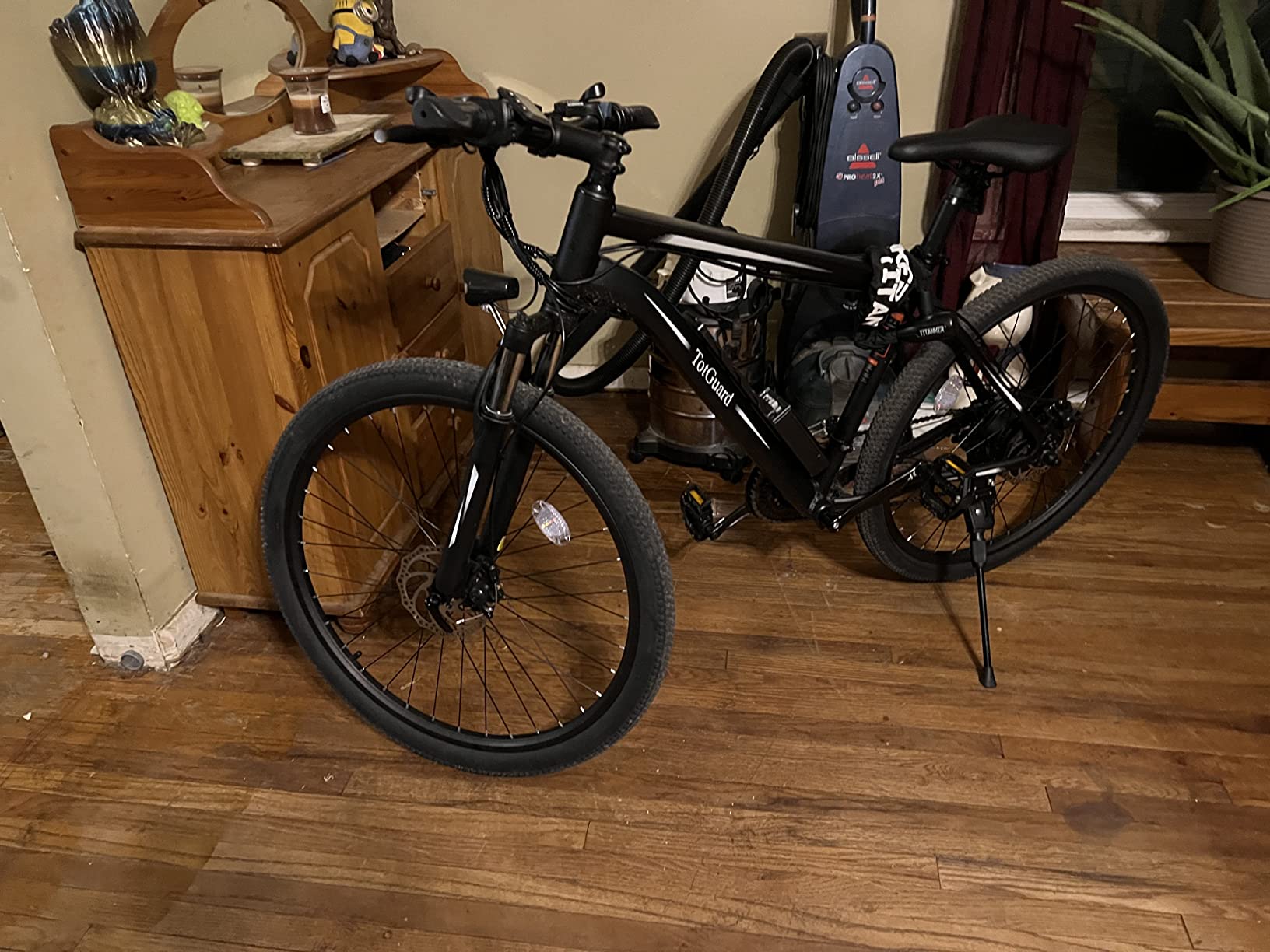 Wooken Electric Bike for Adults with 500W Motor, 27.5'' Ebike with 48V 499WH Removable Battery, Up to 55Miles Electric Mountain Bike, 19.8MPH Adults Electric Bicycle with LCD Display, 21 Speed customer photo 2