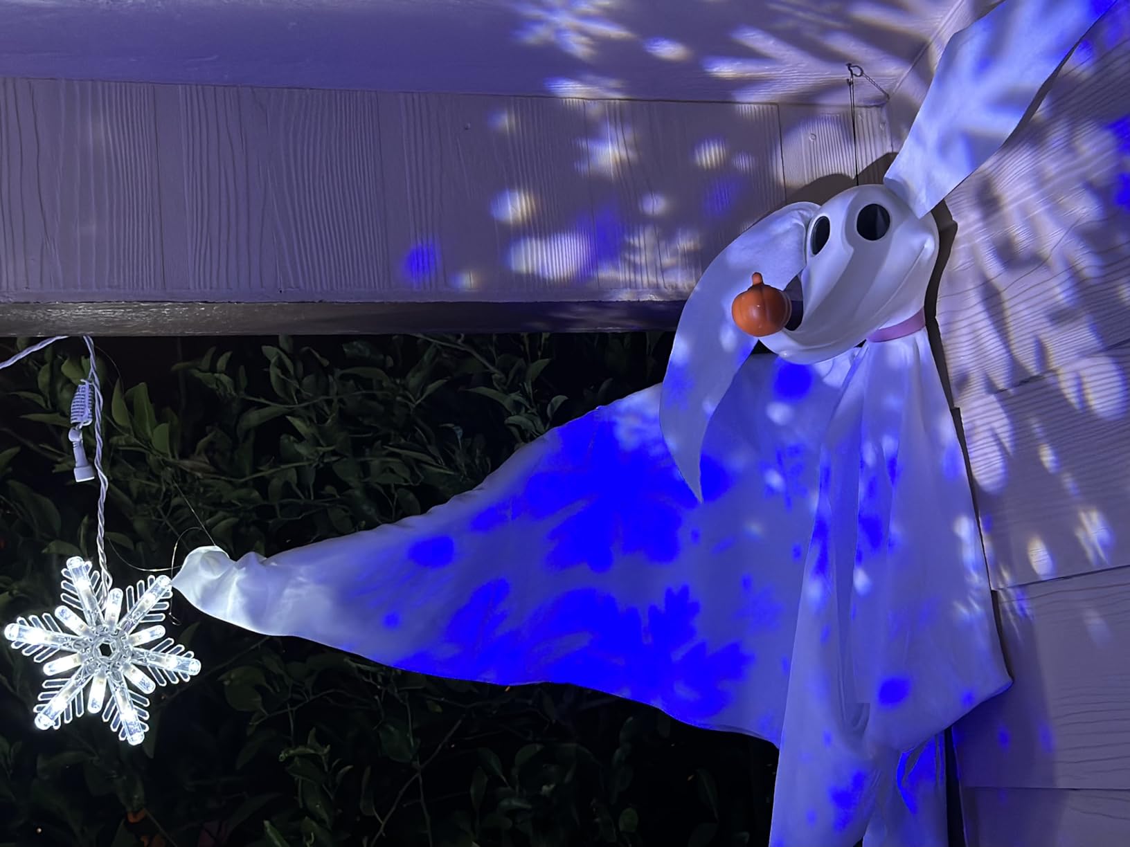 EAMBRITE Halloween Projector Lights, Rotating Ghost Projector Halloween Decorations Outdoor, Dynamic Ghost Projector Waterproof Halloween Decor for Yard Party Garden Wall Indoor Outdoor customer photo 2