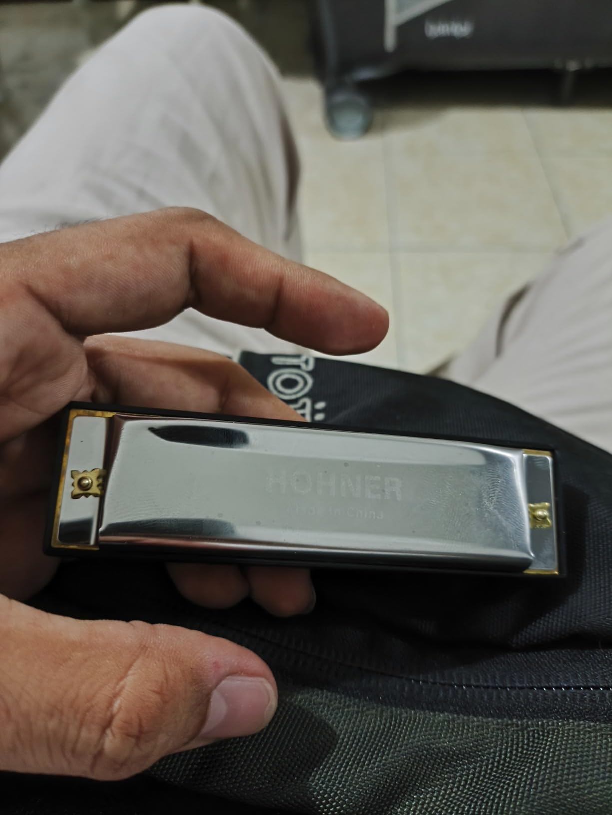 Hohner Blues Band Harmonica - Key of C Bundle with Zip Pouch, Case, Instructional Manual, and Austin Bazaar Polishing Cloth customer photo 1