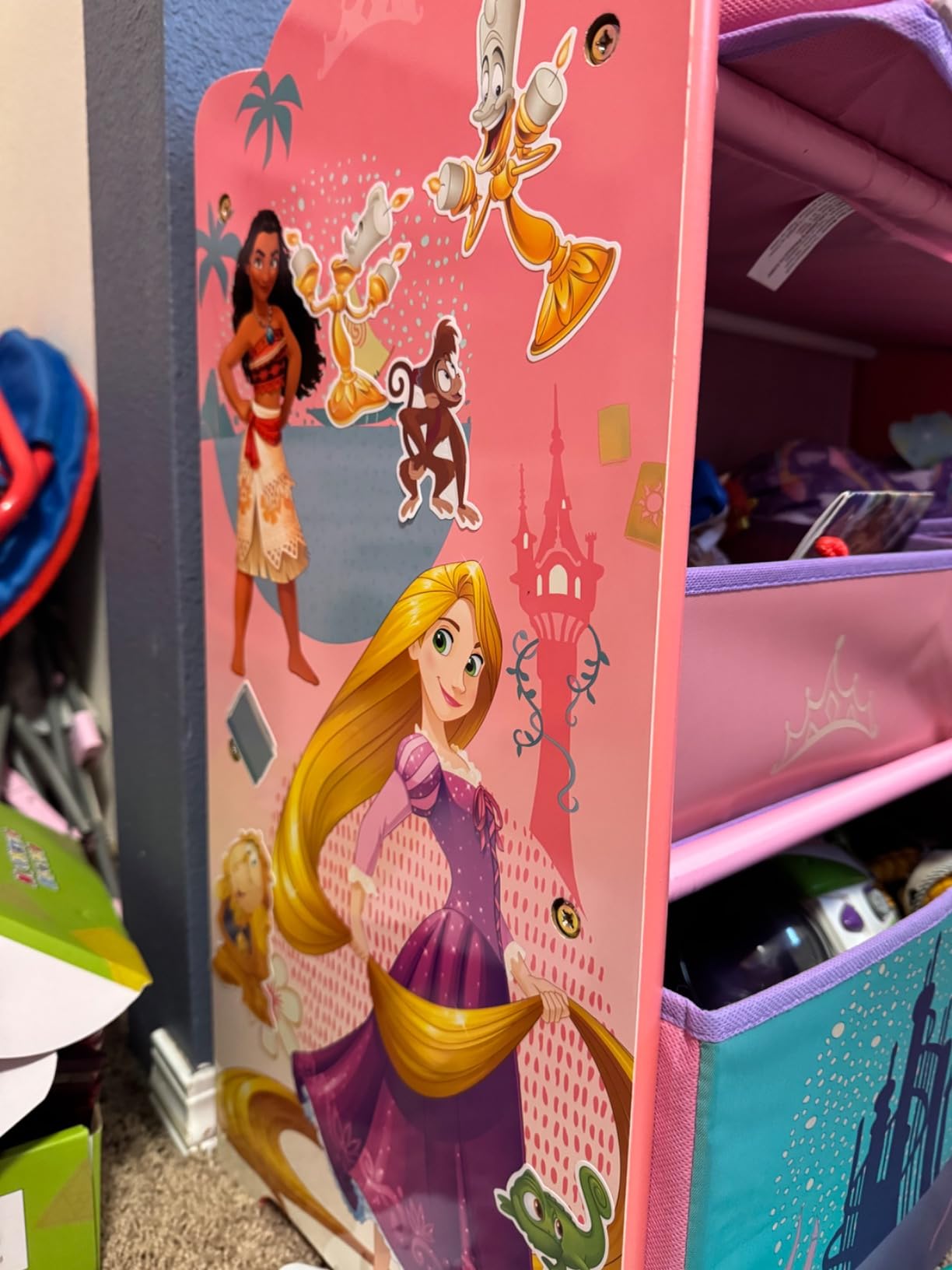 Delta Children Design & Store 6 Bin Toy Storage Organizer, Disney Princess customer photo 2