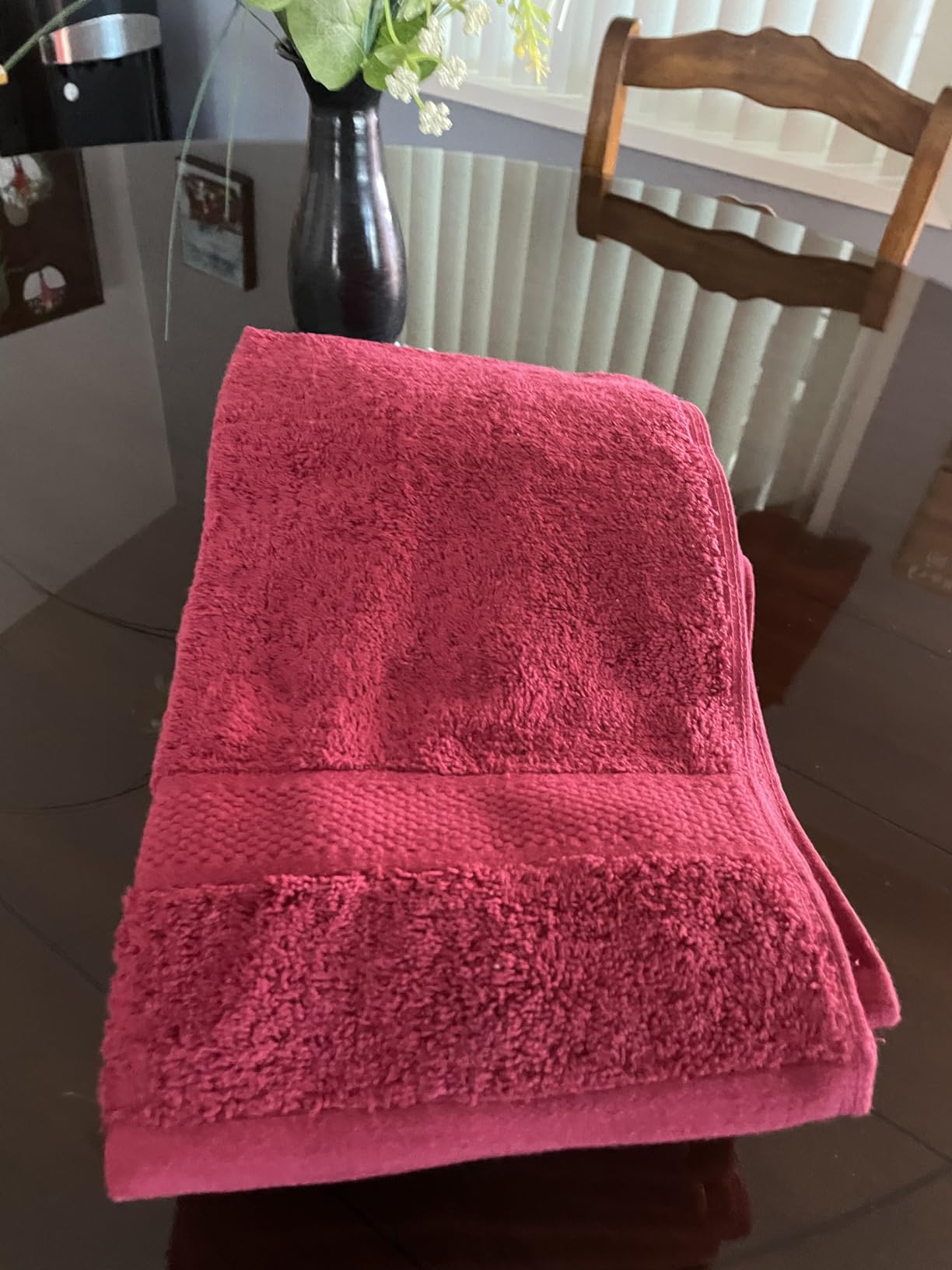Infinitee Xclusives 100% Cotton Hand Towels for Bathroom - Set of 6 customer photo 2