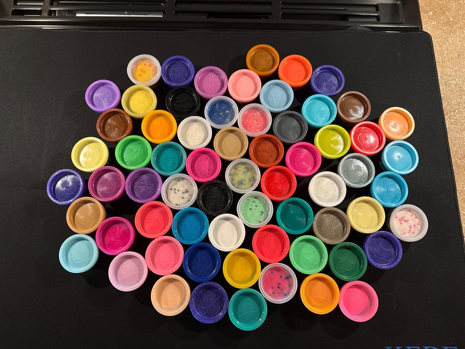 Play-Doh Ultimate Color Collection 65-Pack of 1-oz Cans, Includes Sparkle, Confetti & Color Burst, Back to School Classroom Supplies, Preschool Toys, Ages 2+ (Amazon Exclusive) customer photo 2
