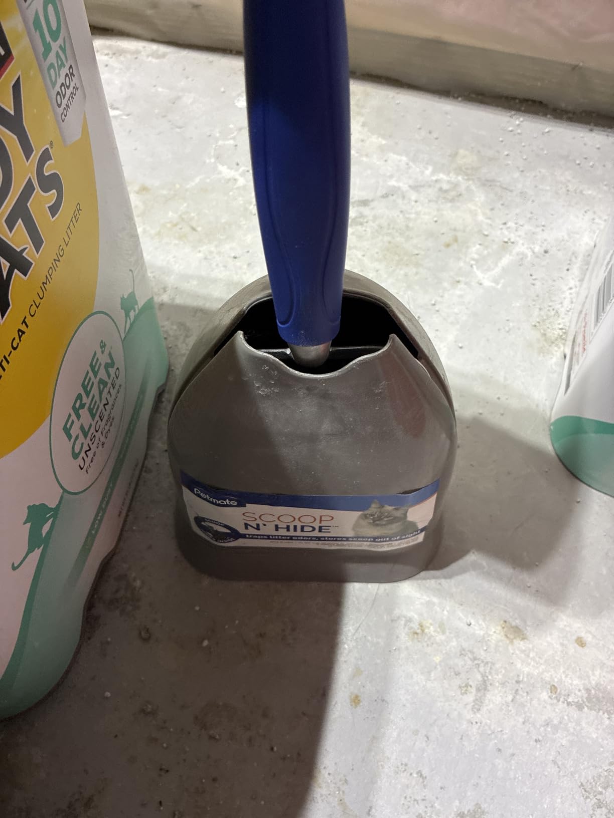 WePet Cat Litter Scoop, Aluminum Alloy Sifter, Kitty Metal Scooper, Deep Shovel, Long Handle, Poop Sifting, Kitten Pooper Lifter, Durable, Heavy Duty, for Litter Box customer photo 1