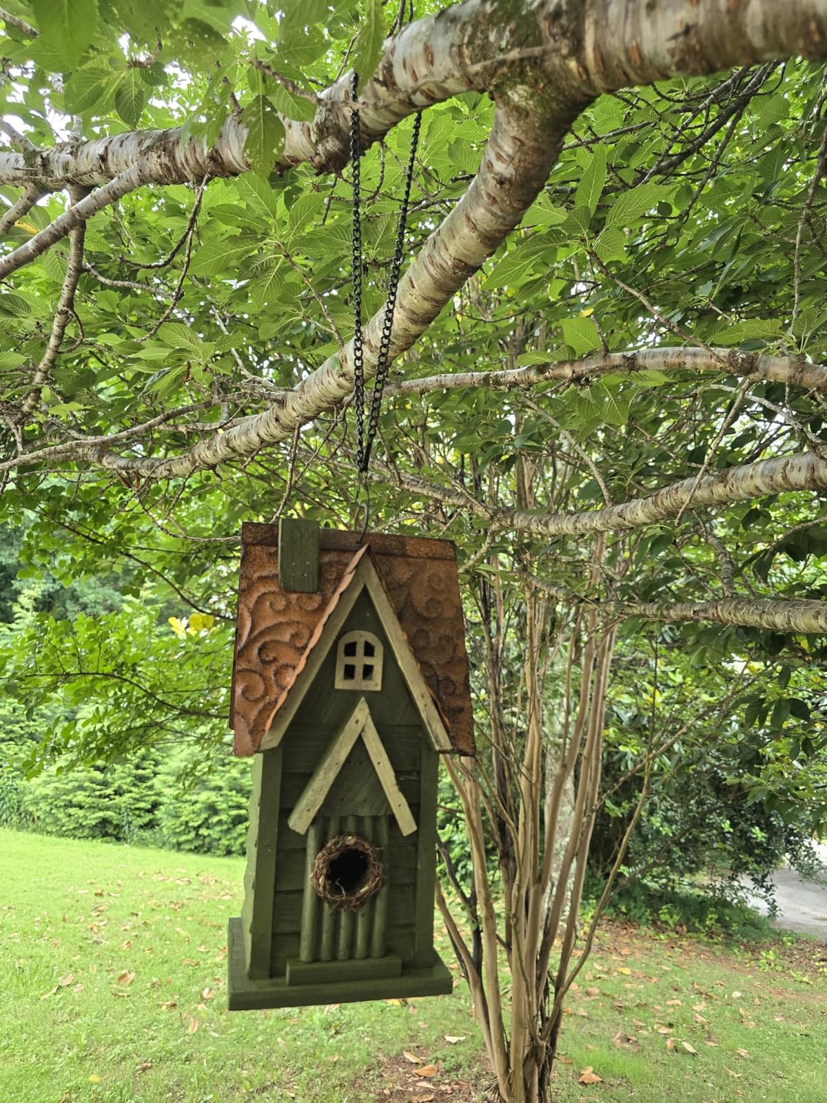 Glitzhome Bird Houses for Outside, 12