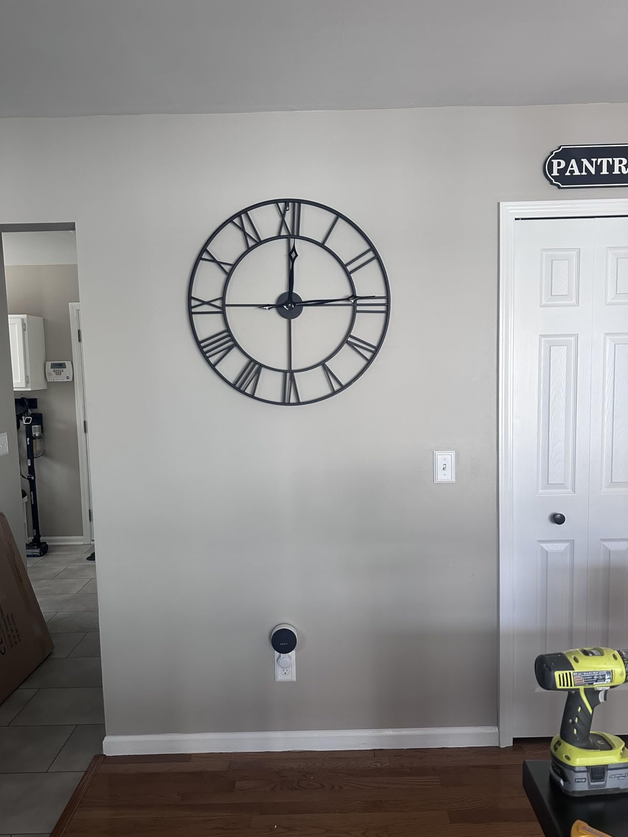 CLXEAST Large 30 Inch Wall Clocks for Living Room Decor, Roman Numeral customer photo 1