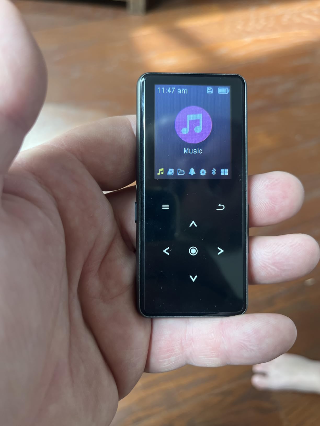64GB MP3 Player with Bluetooth 5.2, AiMoonsa Music Player with Built-in HD Speaker, FM Radio, Voice Recorder, HiFi Sound, E-Book, Earphones Included customer photo 1