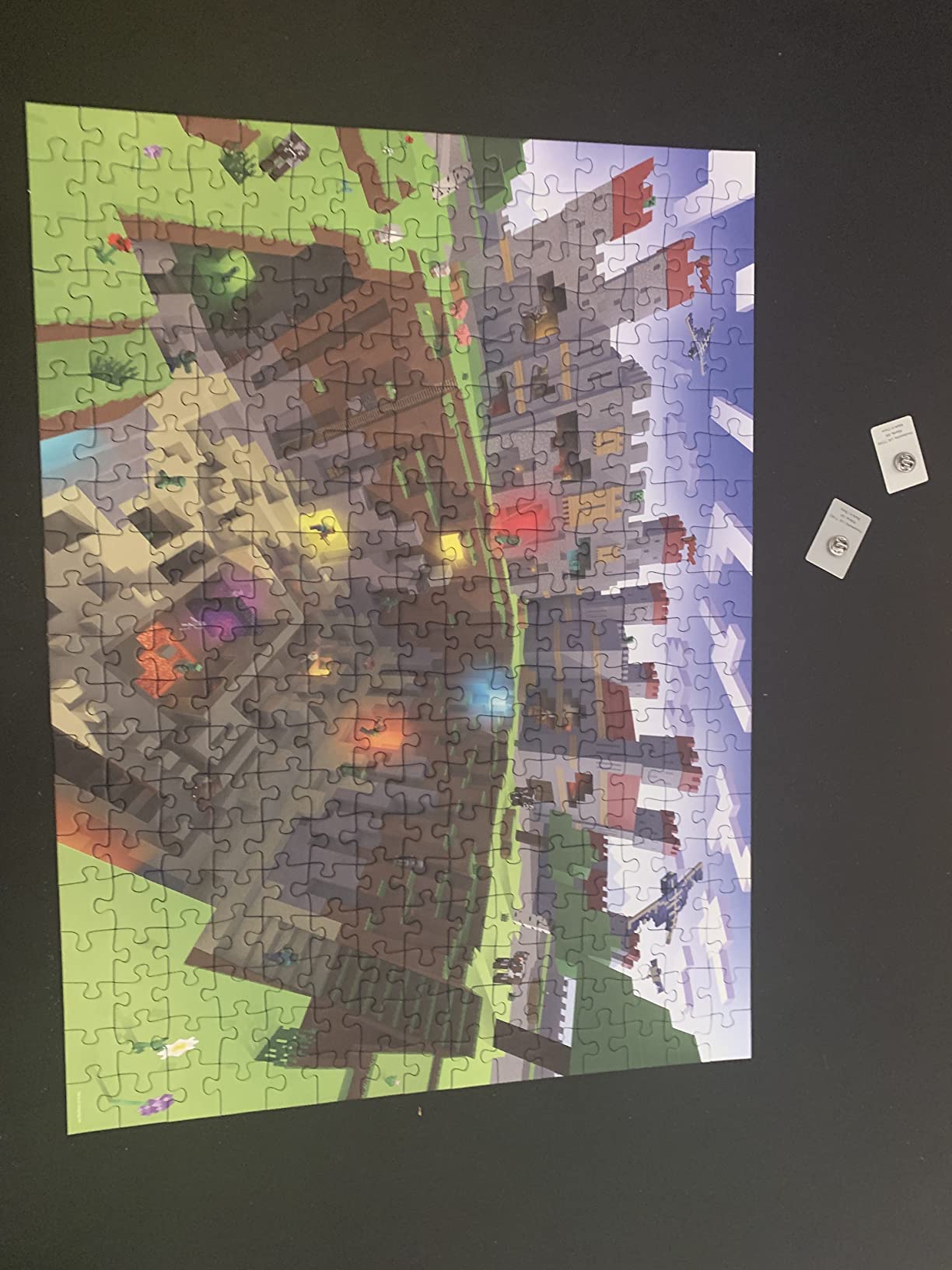 Ravensburger - Minecraft Cutaway - 300 Piece Jigsaw Puzzle - XXL Pieces for Easier Assembly - Exciting, Colorful Cross-Section Image - Premium Quality - Ideal Gift - Screen-Free Fun - Children Age 9+ customer photo 1