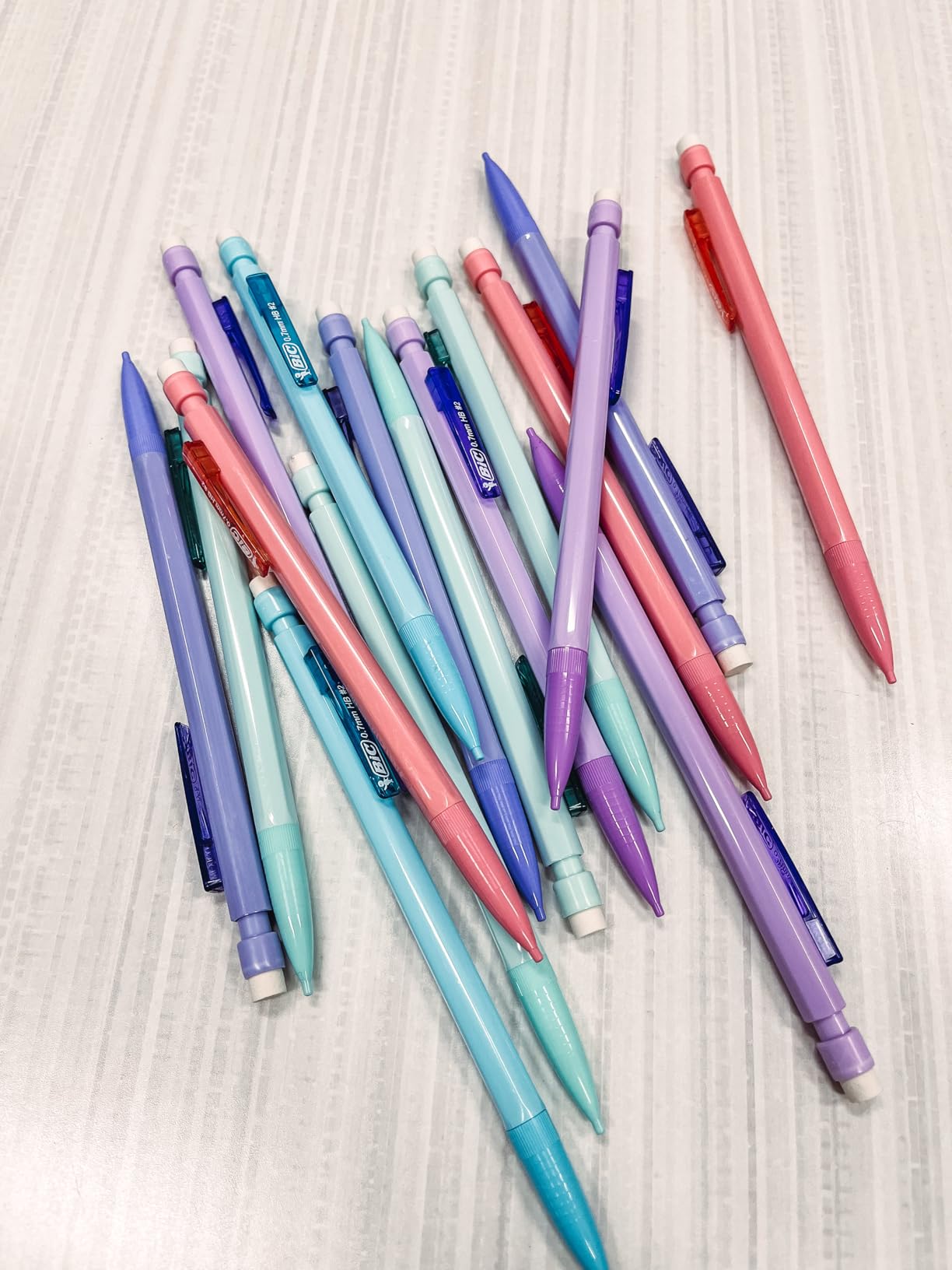 BIC Xtra-Smooth Pastel Mechanical Pencils, Medium Point, 0.7mm, 24-Count customer photo 2