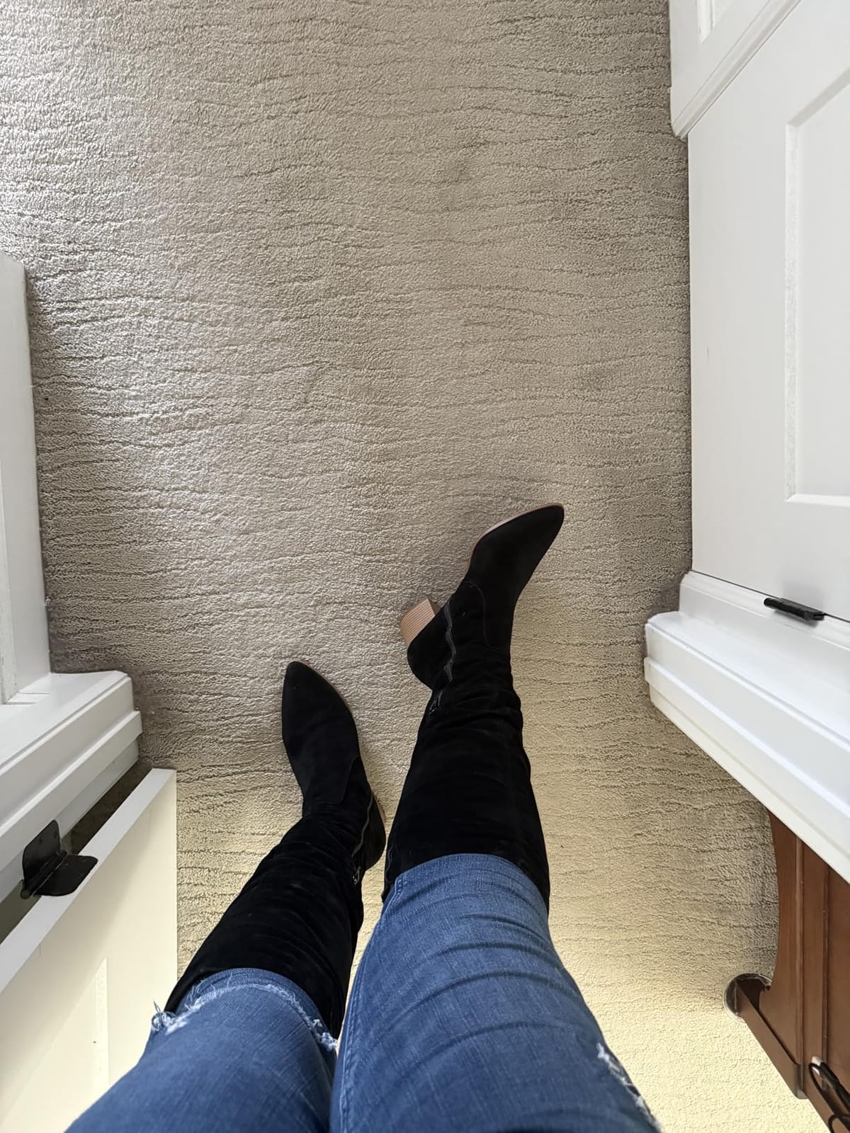 Amazon Essentials womens Tall Block Heel Boots customer photo 1