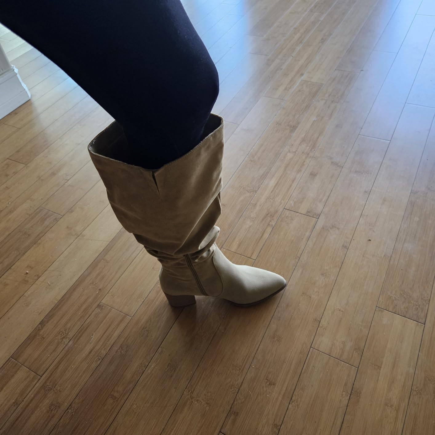 Amazon Essentials womens Tall Block Heel Boots customer photo 2