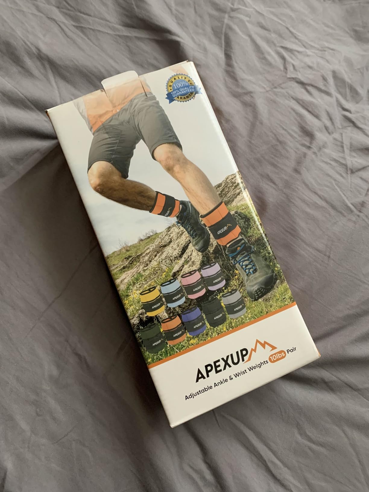APEXUP Adjustable Ankle Weights for Women and Men, Modularized Leg Weight Straps for Yoga, Walking, Running, Aerobics, Gym, Physical Therapy customer photo 2