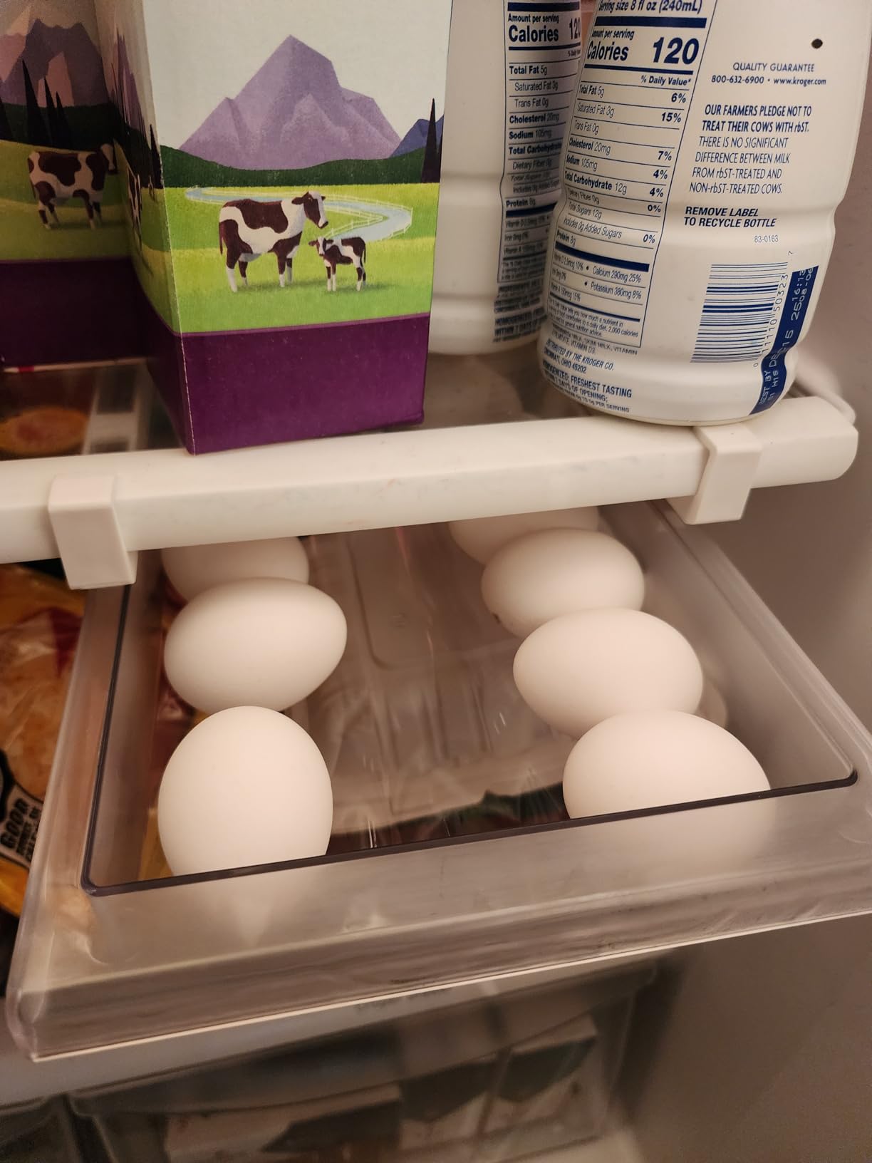 Egg Holder for Refrigerator Egg Container for Refrigerator Organizer 1Pack customer photo 2
