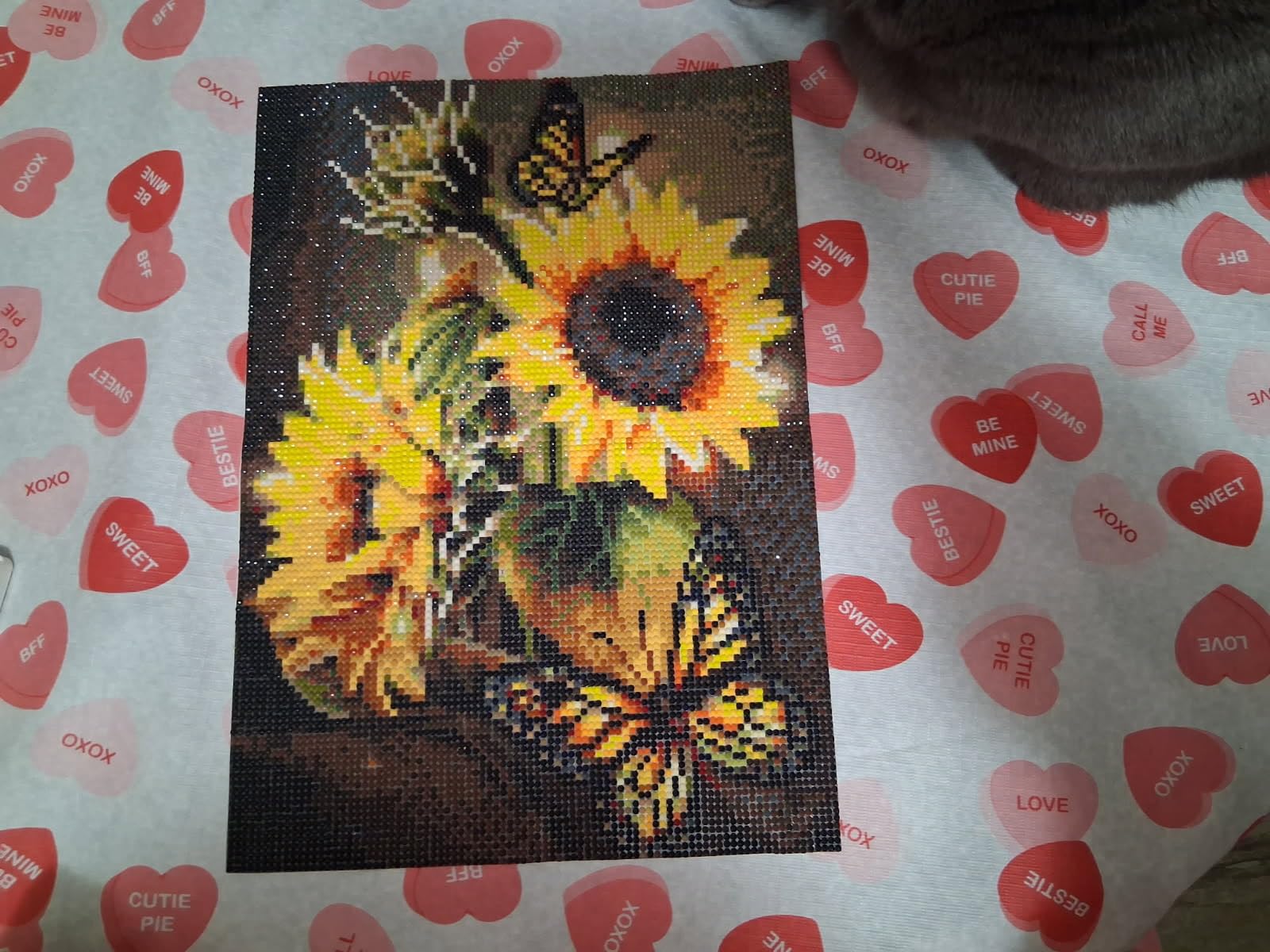 DKHDBD Diamond Painting Kits for Adults, 12x16 Inch DIY Paint by Numbers for Adults Beginner, DIY Full Drill Diamond Dots Paintings Picture Arts Craft for Home Wall Art Decor (Yellow Butterfly) customer photo 2