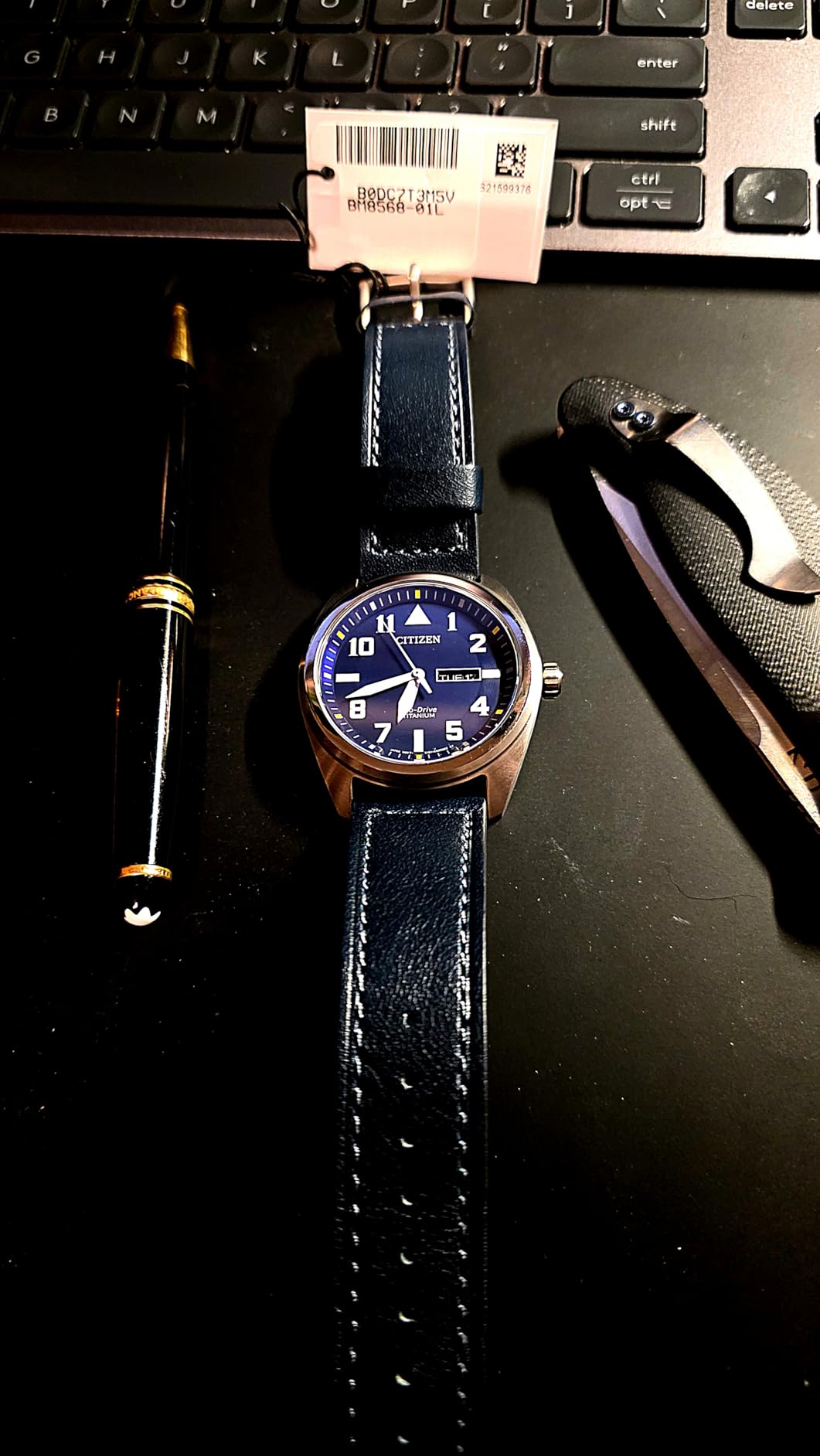 Citizen Men's Eco-Drive Weekender Garrison Field Watch in Super Titanium customer photo 2