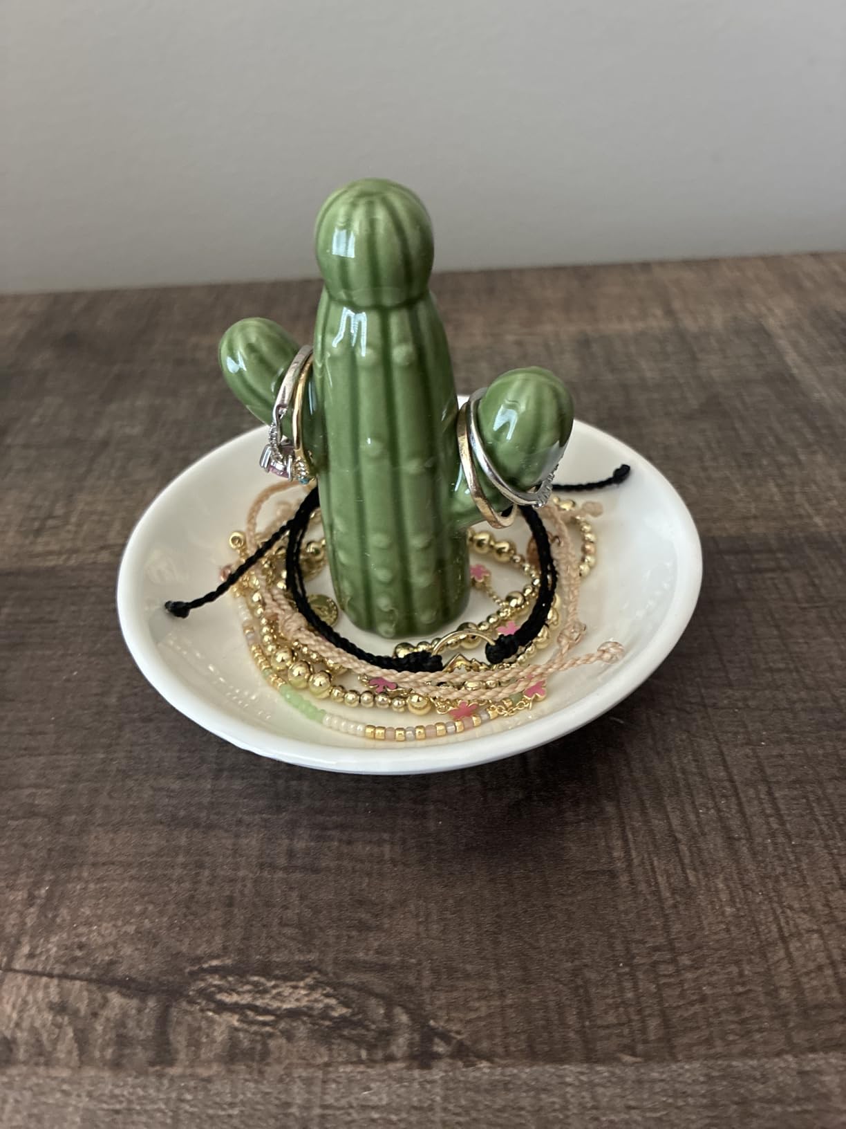 PUDDING CABIN Dinosaur Ring Holder for Jewelry, Gifts for Women Girls Birthday Wedding Graduation Valentines Bday Gift, Jewelry Dish Tray for Rings Bracelets Necklace Organizer customer photo 2