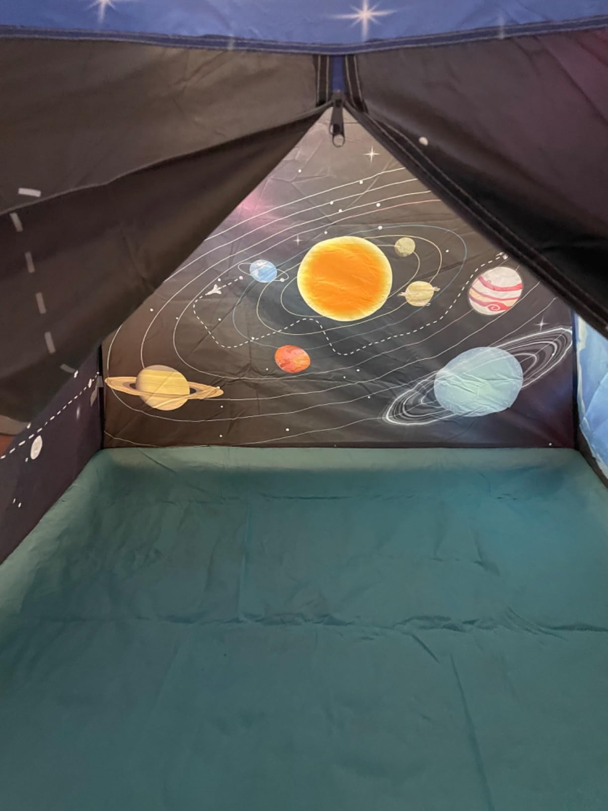Mnagant Space World Play Tent-Kids Galaxy Dome Playhouse for Boys and Girls Imaginative Play Popup Tent for Kids Indoor/Outdoor Fun,Perfect Kid’s Gift- 47