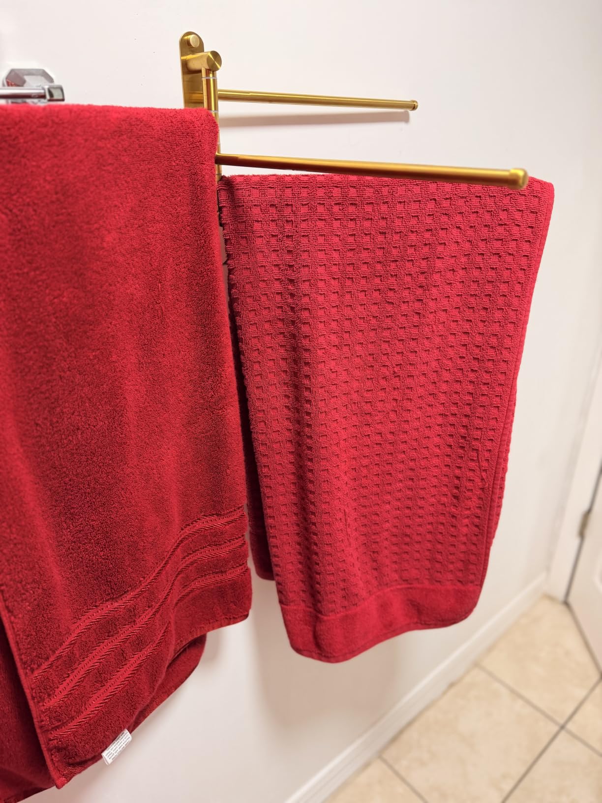 NearMoon Swivel Towel Rack, 13.8