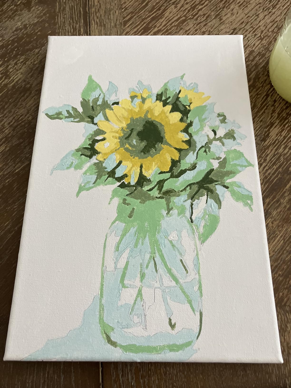 Ginkko Framed Paint by Numbers Kit for Adults 8X 12 inch, Vase Flowers customer photo 1